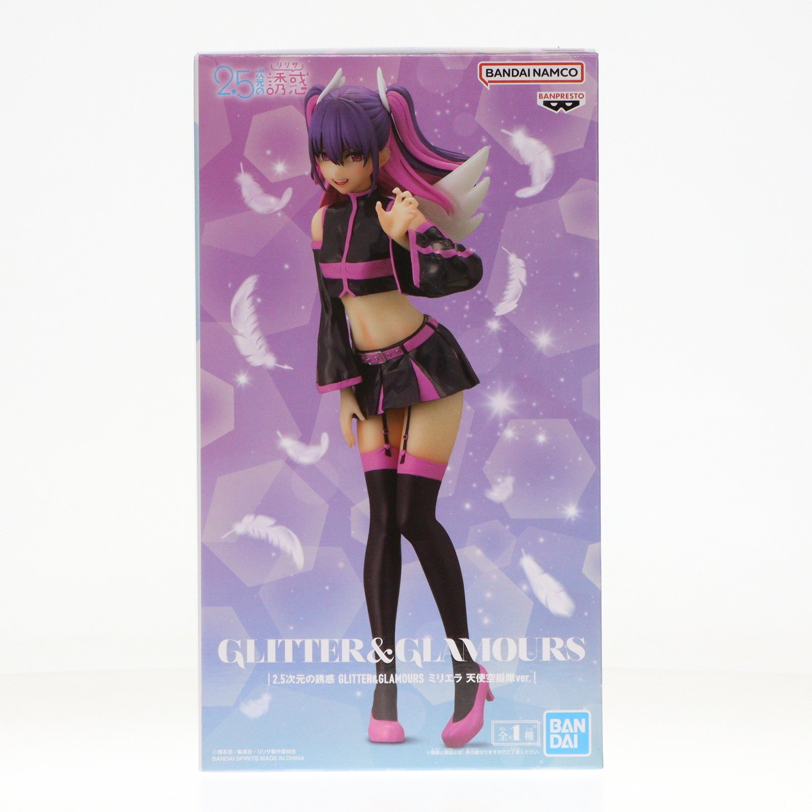 【中古即納】[FIG] 橘美花莉(たちばなみかり)(ミリエラ) 2.5次元の誘惑 GLITTER&GLAMOURS ミリエラ 天使空挺隊ver. フィギュア プライズ(2709522) バンプレスト(20250131)