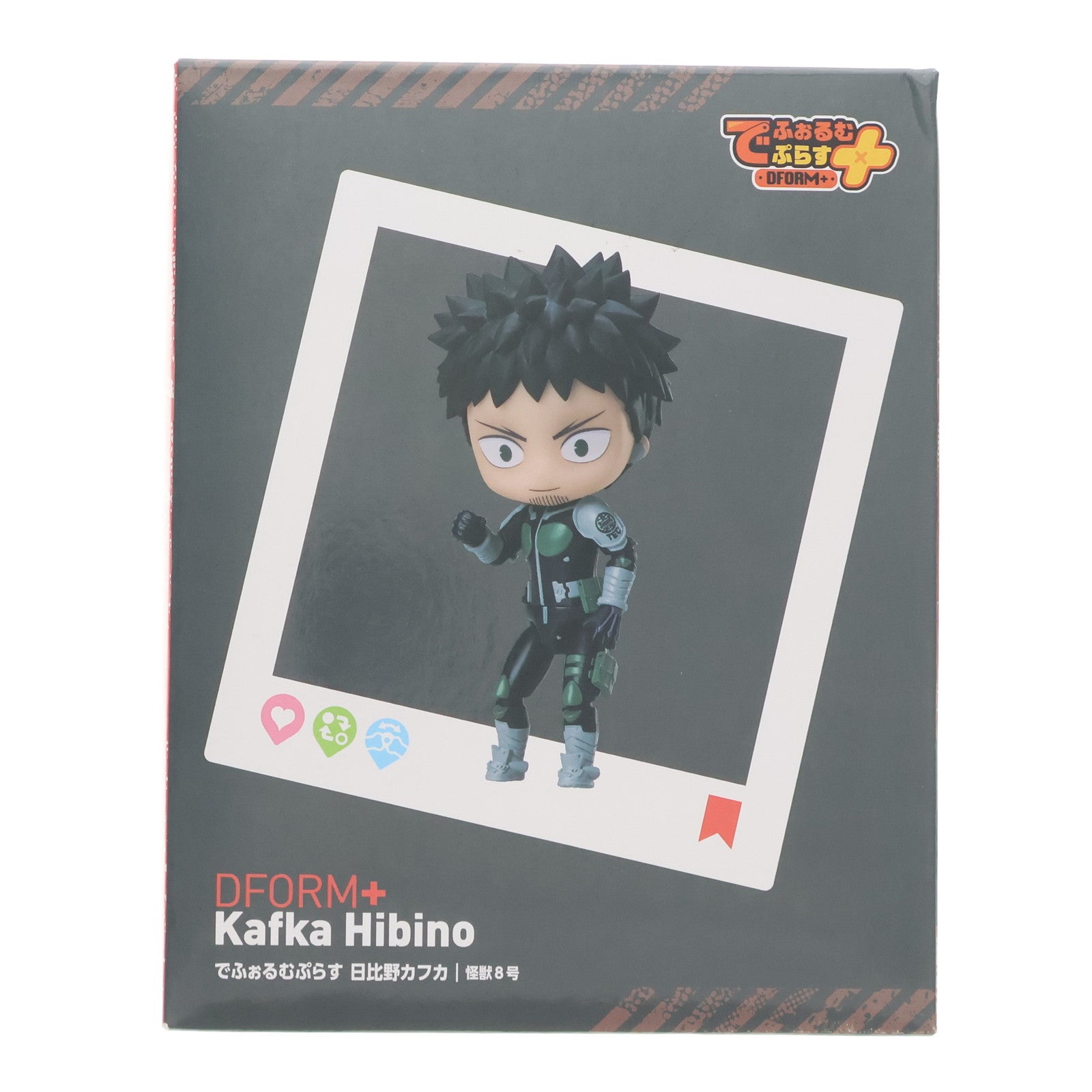 【中古即納】[FIG] でふぉるむぷらす 日比野カフカ(ひびのかふか) 怪獣8号 フルアクションデフォルメフィギュア プライズ エルココ(20240430)