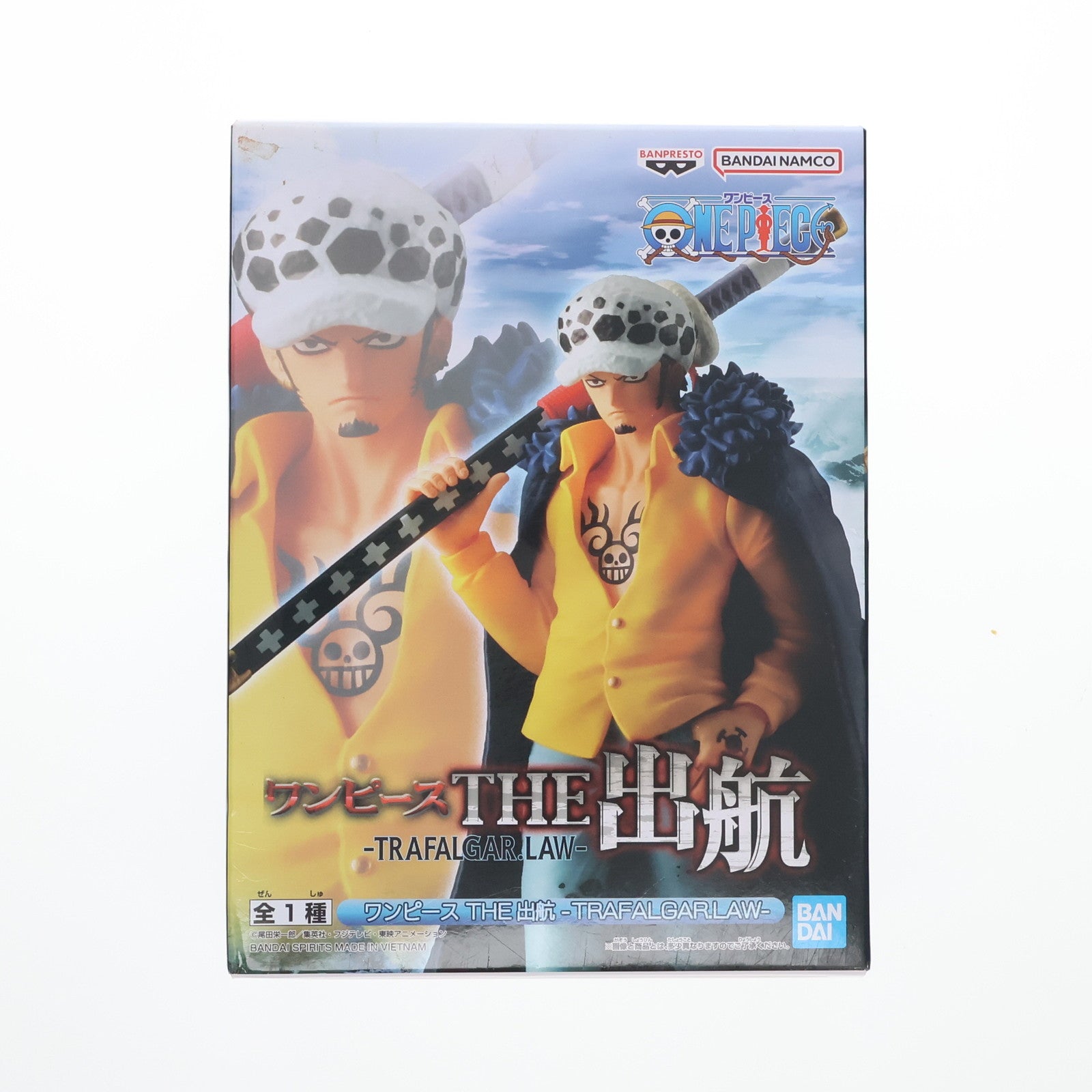 【中古即納】[FIG] トラファルガー・ロー ワンピース THE出航-TRAFALGAR.LAW- ONE PIECE フィギュア プライズ(2663622) バンプレスト(20230731)