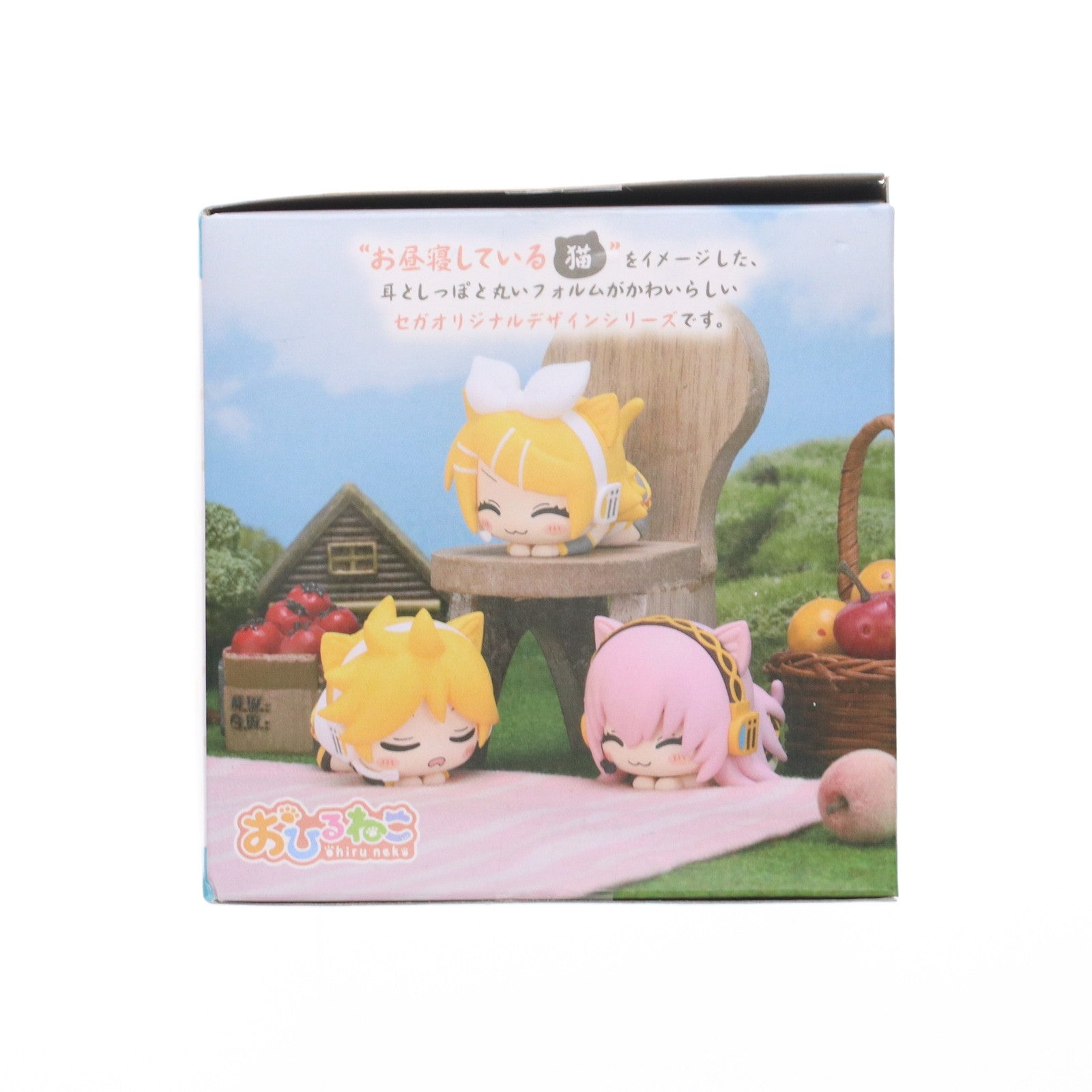 【中古即納】[FIG] 鏡音リン(かがみねりん) 初音ミクシリーズ おひるねこミニフィギュア『鏡音リン・鏡音レン・巡音ルカ』(EX) プライズ(1116397) セガ(20250307)