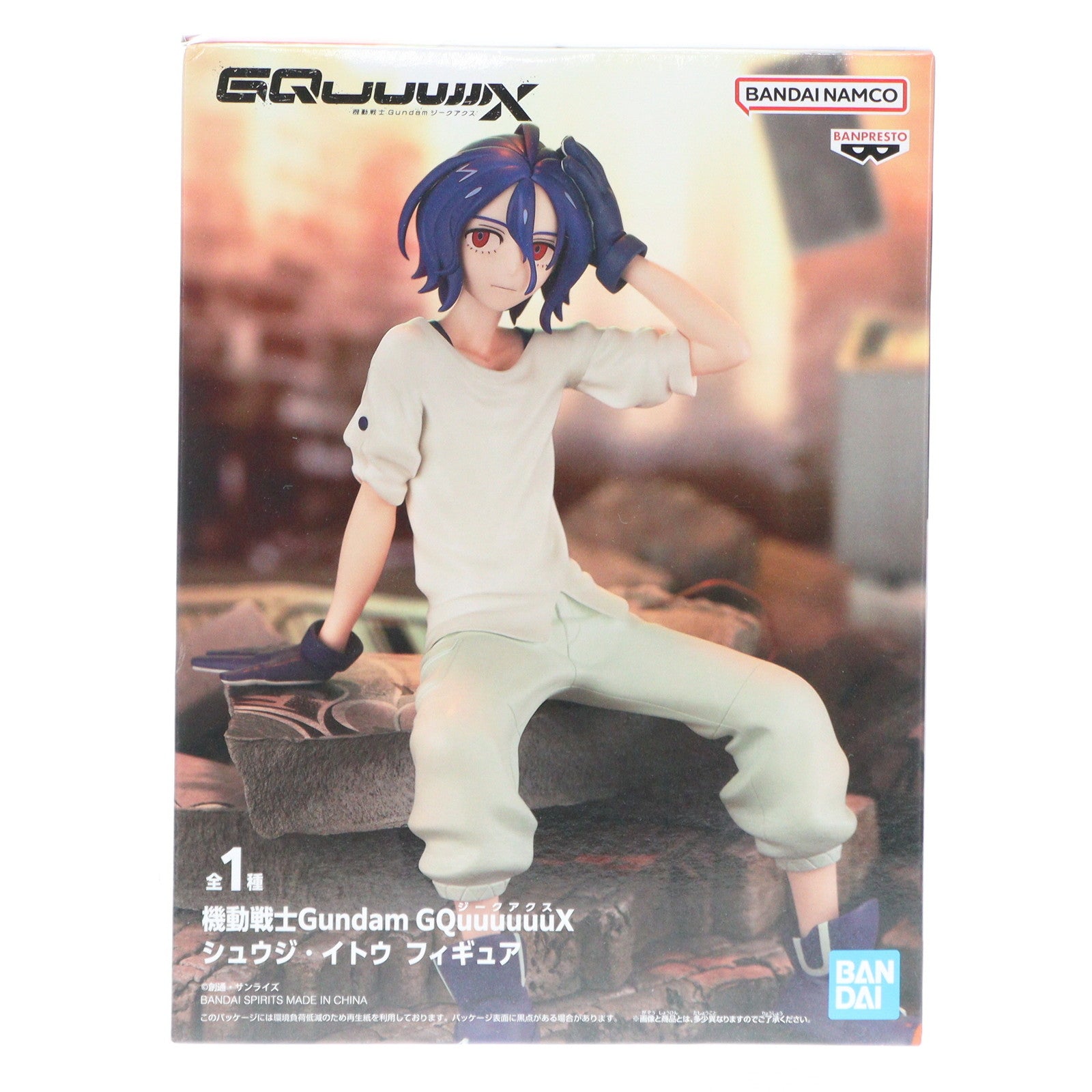 【中古即納】[FIG] シュウジ・イトウ 機動戦士Gundam GQuuuuuuX(ガンダム ジークアクス) フィギュア プライズ(2760991) バンプレスト(20250624)