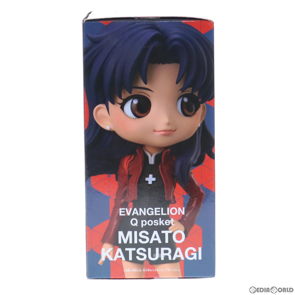 【中古即納】[FIG] 葛城ミサト(かつらぎみさと)(A ダークレッド) ヱヴァンゲリヲン新劇場版 Q posket-葛城ミサト- フィギュア プライズ(82284) バンプレスト(20200720)