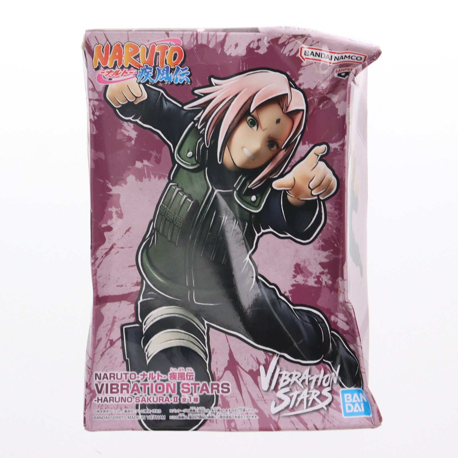 【中古即納】[FIG] 春野サクラ(はるのさくら) NARUTO-ナルト- 疾風伝 VIBRATION STARS-HARUNO SAKURA-II フィギュア プライズ(2666677) バンプレスト(20240120)