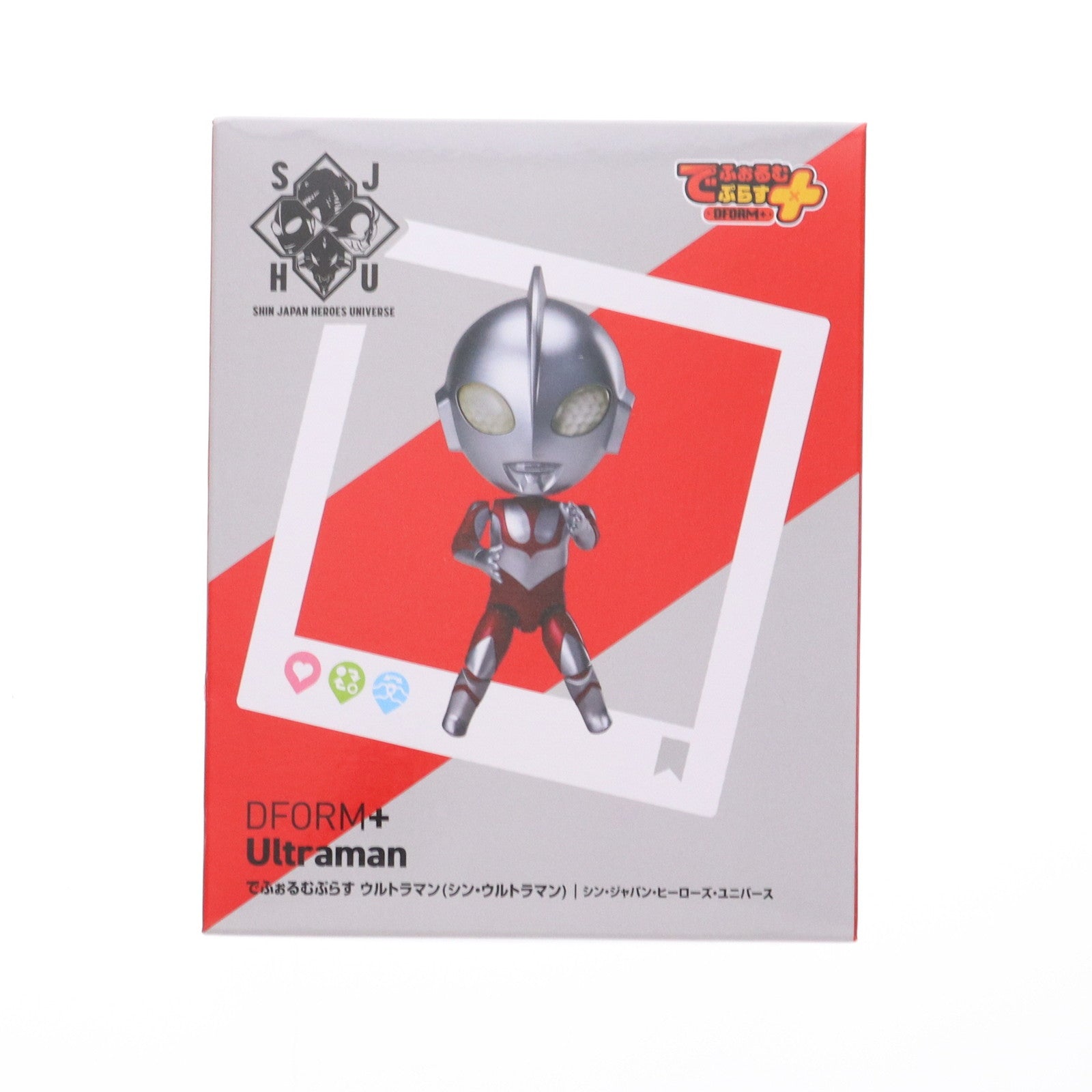 【中古即納】[FIG] でふぉるむぷらす ウルトラマン(シン・ウルトラマン) シン・ジャパン・ヒーローズ・ユニバース フルアクションデフォルメフィギュア プライズ エルココ(20241213)