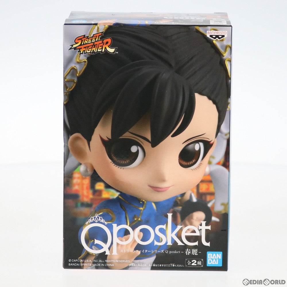 【中古即納】[FIG] 春麗 A(ブルー) Q posket-春麗-(チュンリー) ストリートファイターシリーズ フィギュア プライズ(81879) バンプレスト(20200229)