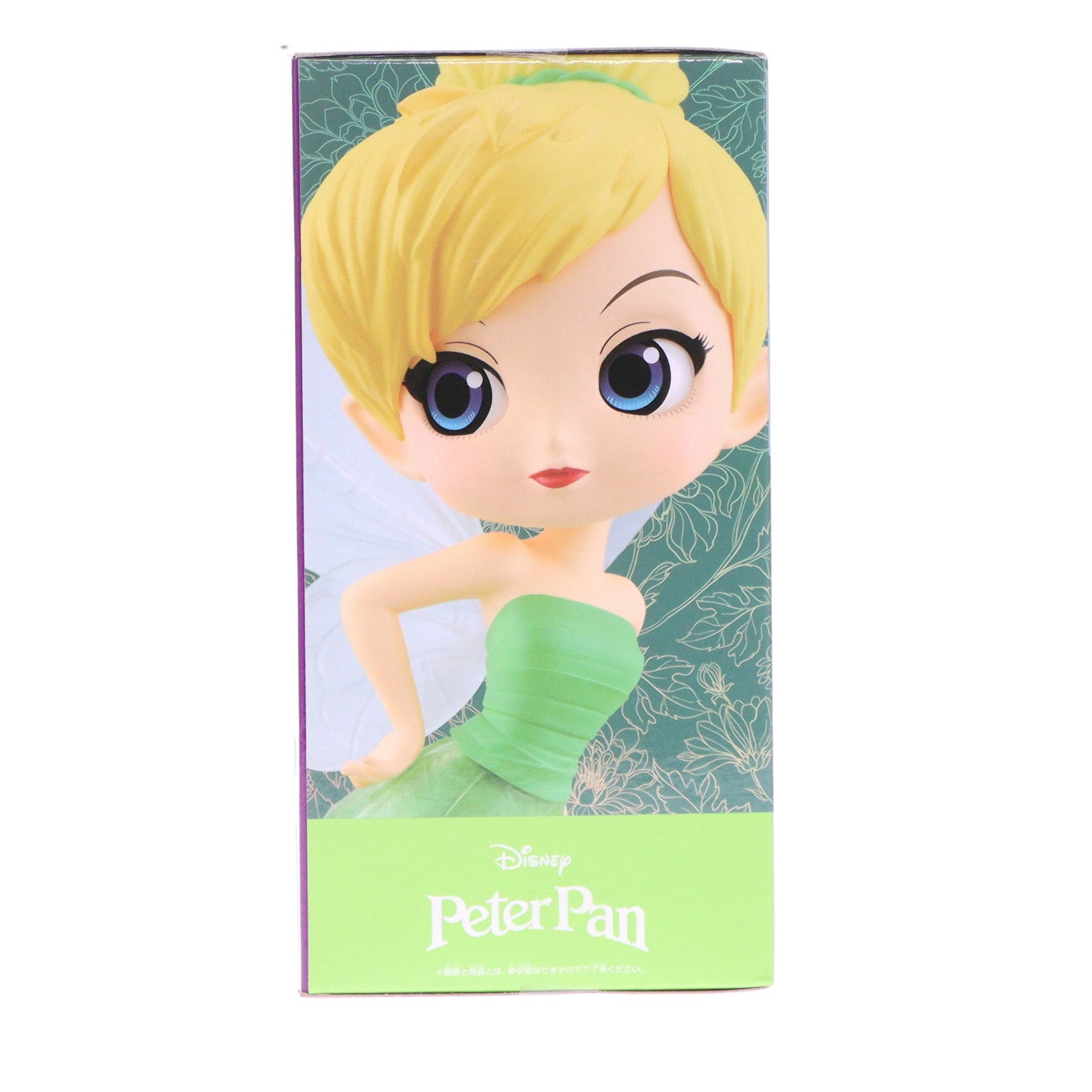【中古即納】[FIG] ティンカー・ベル(服装濃) ピーター・パン Q posket Disney Character-Tinker Bell・Leaf Dress- フィギュア プライズ(81834) バンプレスト(20200120)