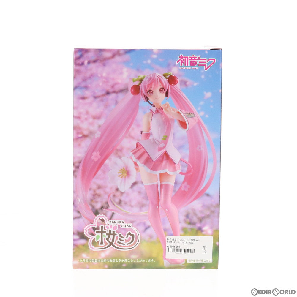 【中古即納】[FIG] 桜ミク 描き下ろしフィギュア 2021 ver. キャラクター・ボーカル・シリーズ01 初音ミク プライズ(451288100) タイトー(20210220)