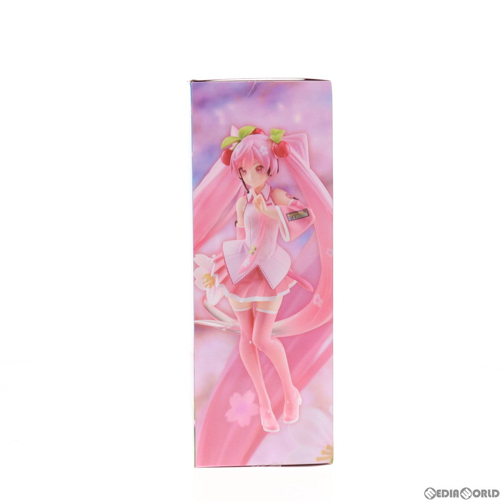 【中古即納】[FIG] 桜ミク 描き下ろしフィギュア 2021 ver. キャラクター・ボーカル・シリーズ01 初音ミク プライズ(451288100) タイトー(20210220)