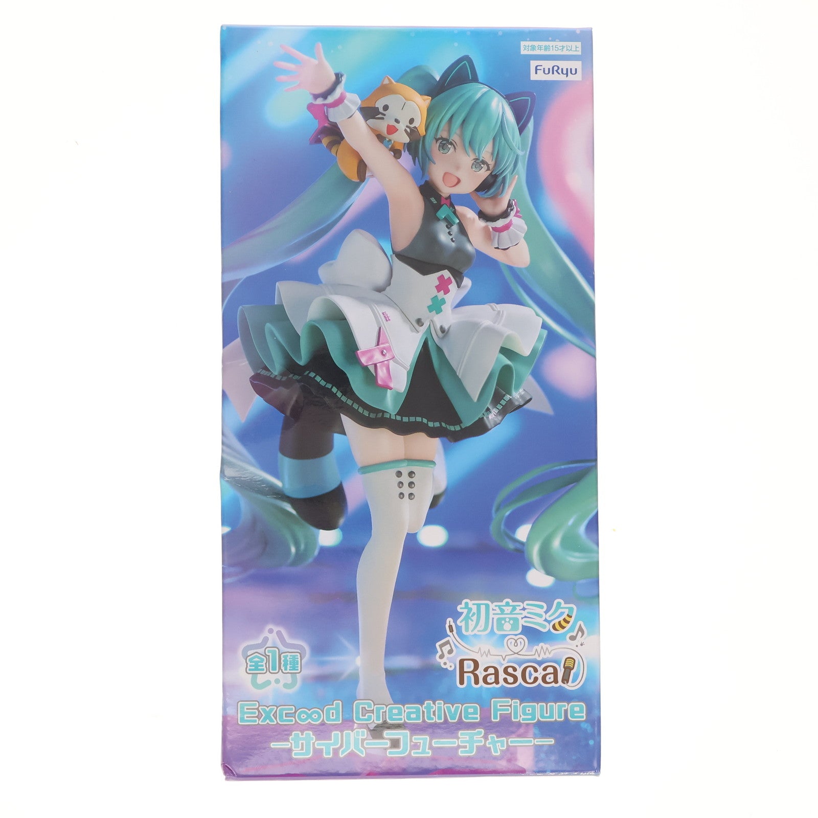 【中古即納】[FIG] 初音ミク&ラスカル 初音ミク×ラスカル Exc∞d Creative Figure-サイバーフューチャー- フィギュア プライズ(AMU-PRZ15228) フリュー(20230831)