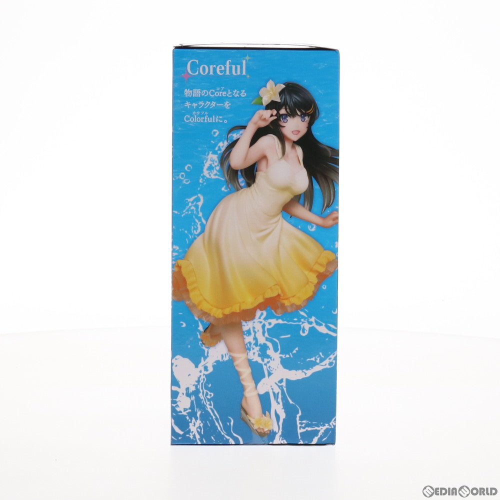 【中古即納】[FIG] 桜島麻衣(さくらじままい) 青春ブタ野郎はバニーガール先輩の夢を見ない Coreful フィギュア 桜島麻衣～サマーワンピースver.～ プライズ(451311100) タイトー(20210430)
