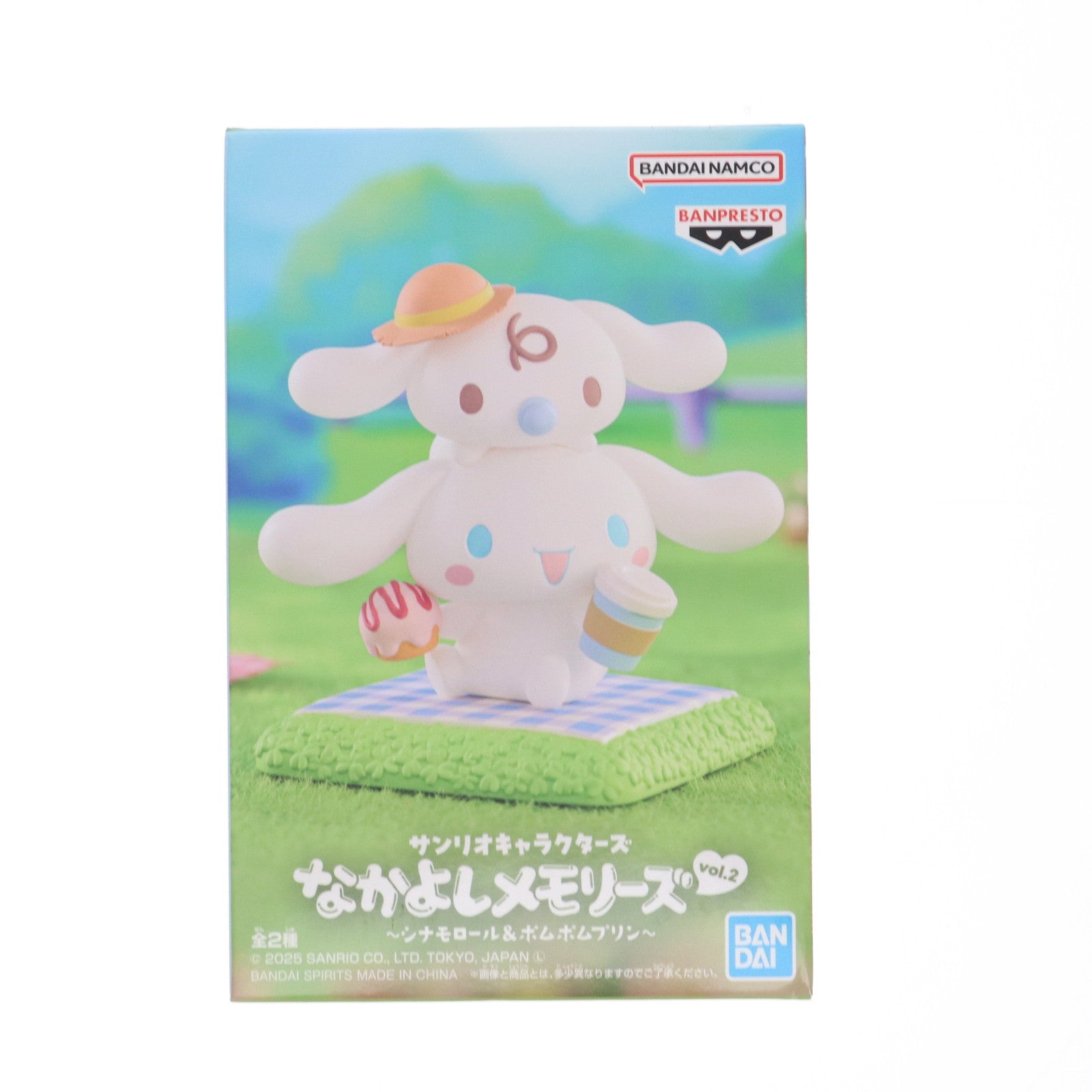 【中古即納】[FIG] シナモロール サンリオキャラクターズ なかよしメモリーズ vol.2 ～シナモロール&ポムポムプリン～ フィギュア プライズ(2772705) バンプレスト(20250624)
