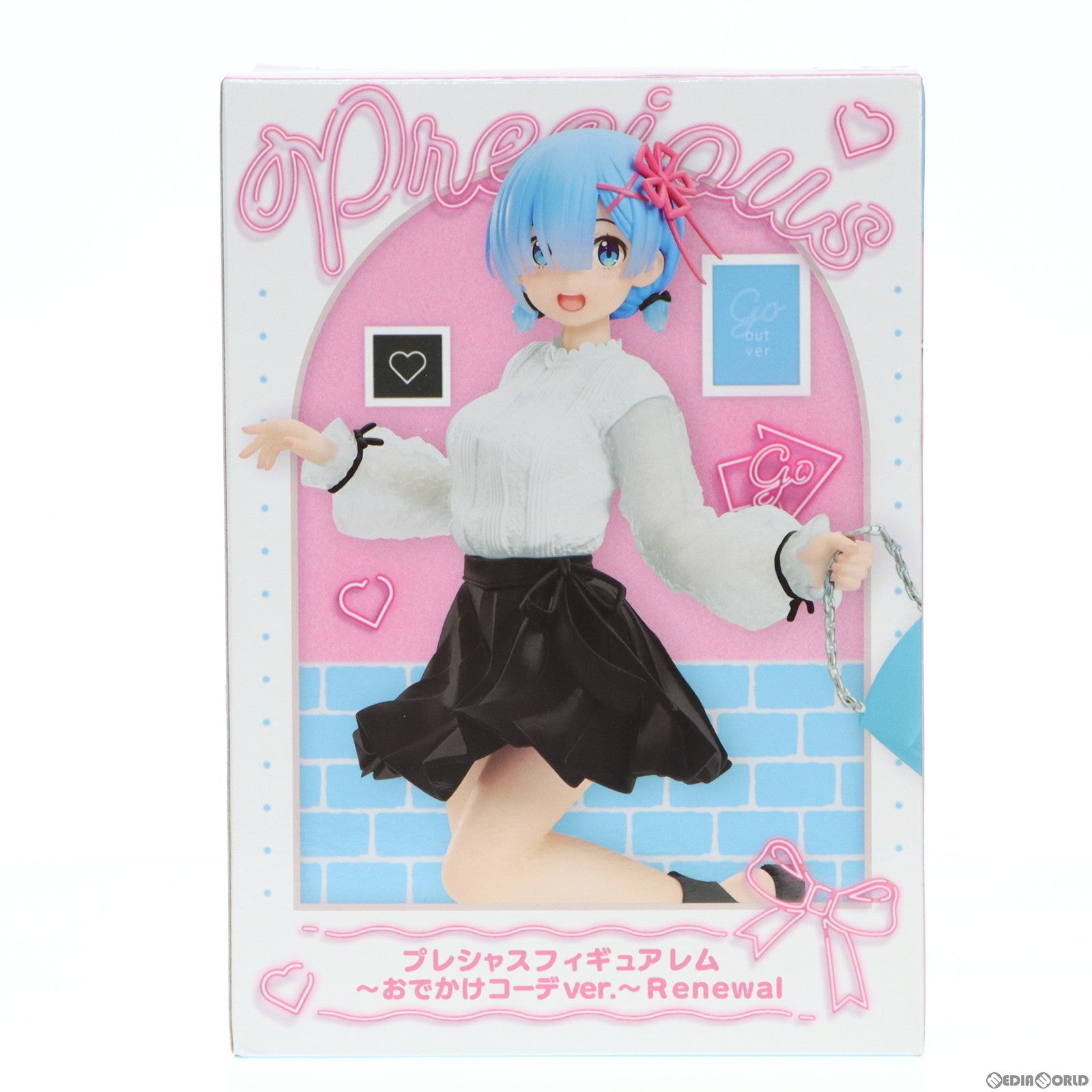 【中古即納】[FIG] レム Re:ゼロから始める異世界生活 プレシャスフィギュア レム～おでかけコーデver.～Renewal プライズ(451518700) タイトー(20221210)