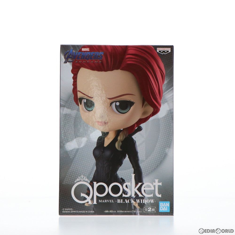 【中古即納】[FIG] ブラック・ウィドウ(B 武器背中) Q posket MARVEL -BLACK WIDOW- フィギュア プライズ(81956) バンプレスト(20200331)