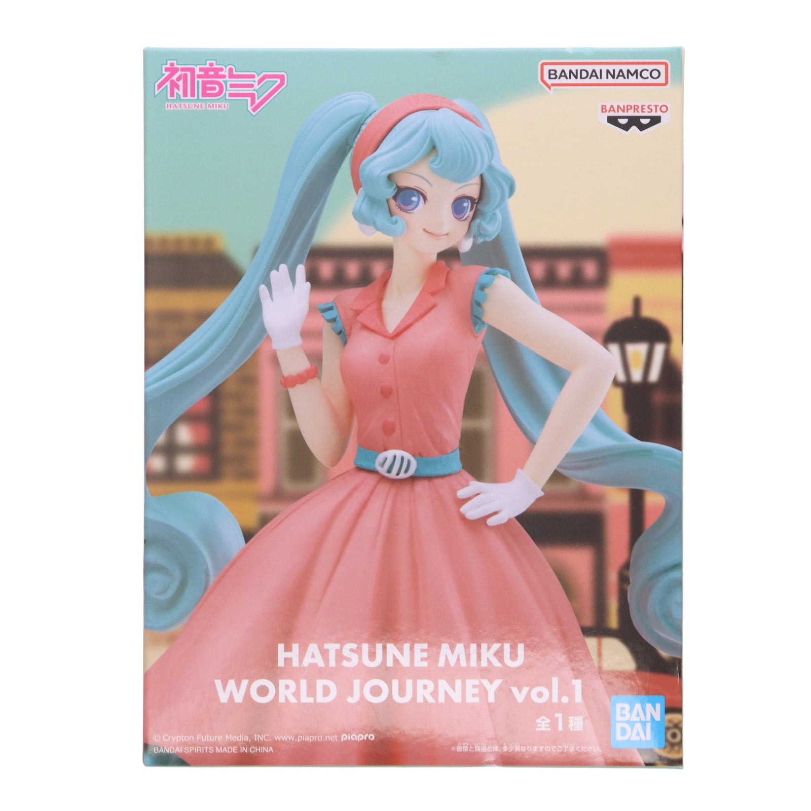 【中古即納】[FIG] 初音ミク HATSUNE MIKU WORLD JOURNEY vol.1 フィギュア プライズ(2559711) バンプレスト(20231120)