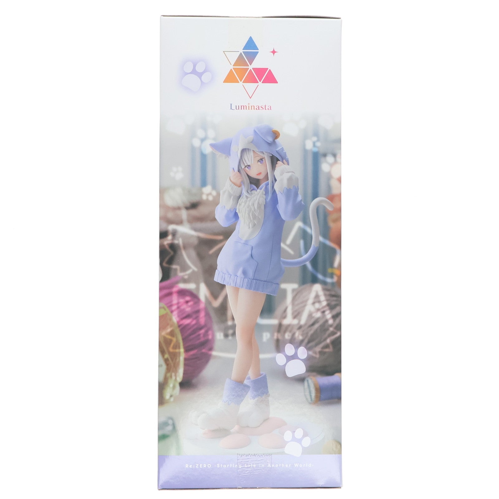【中古即納】[FIG] エミリア -もふもふパック- Re:ゼロから始める異世界生活 Luminasta フィギュア プライズ(1101581) セガ(20230620)