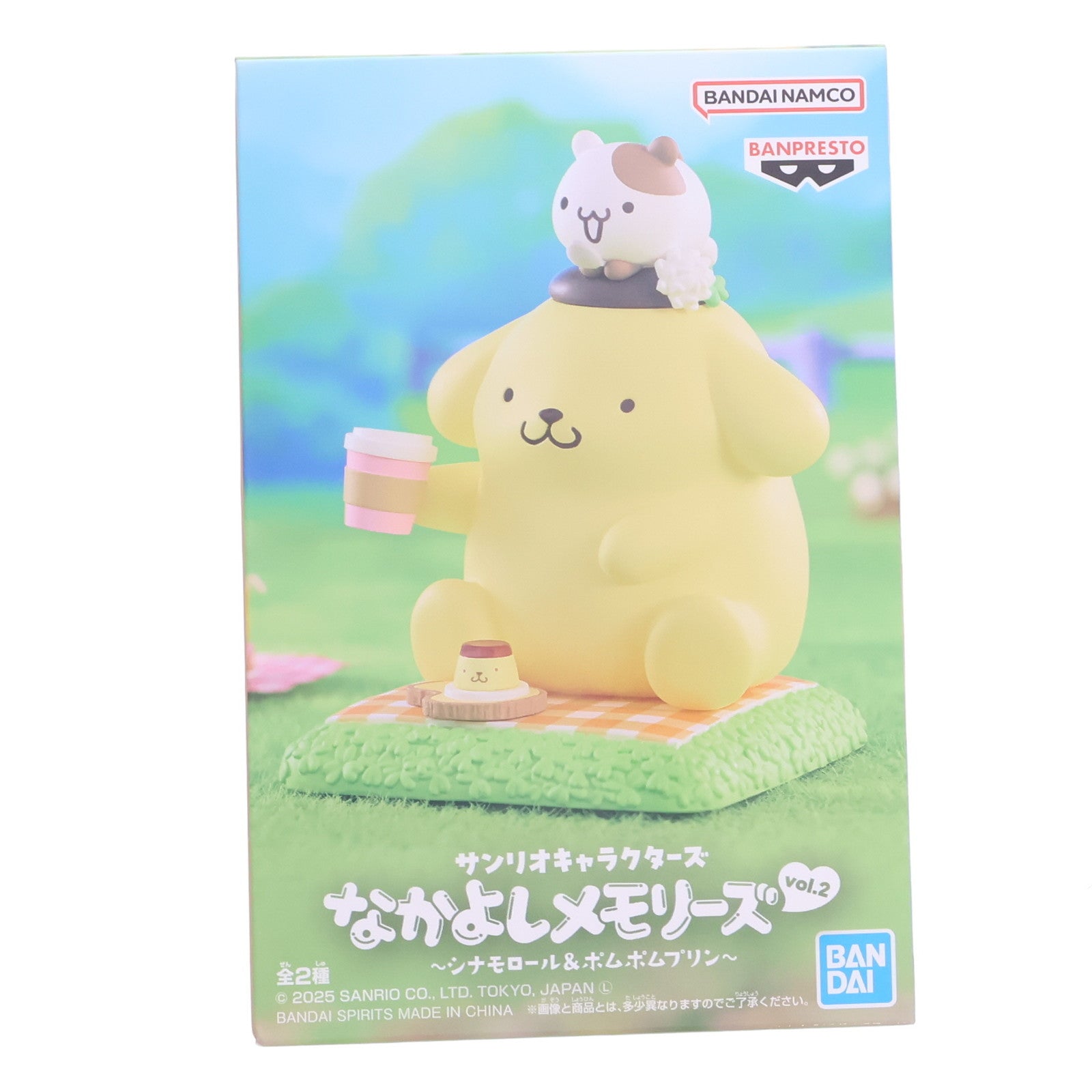 【中古即納】[FIG] ポムポムプリン サンリオキャラクターズ なかよしメモリーズ vol.2 ～シナモロール&ポムポムプリン～ フィギュア プライズ(2772705) バンプレスト(20250624)