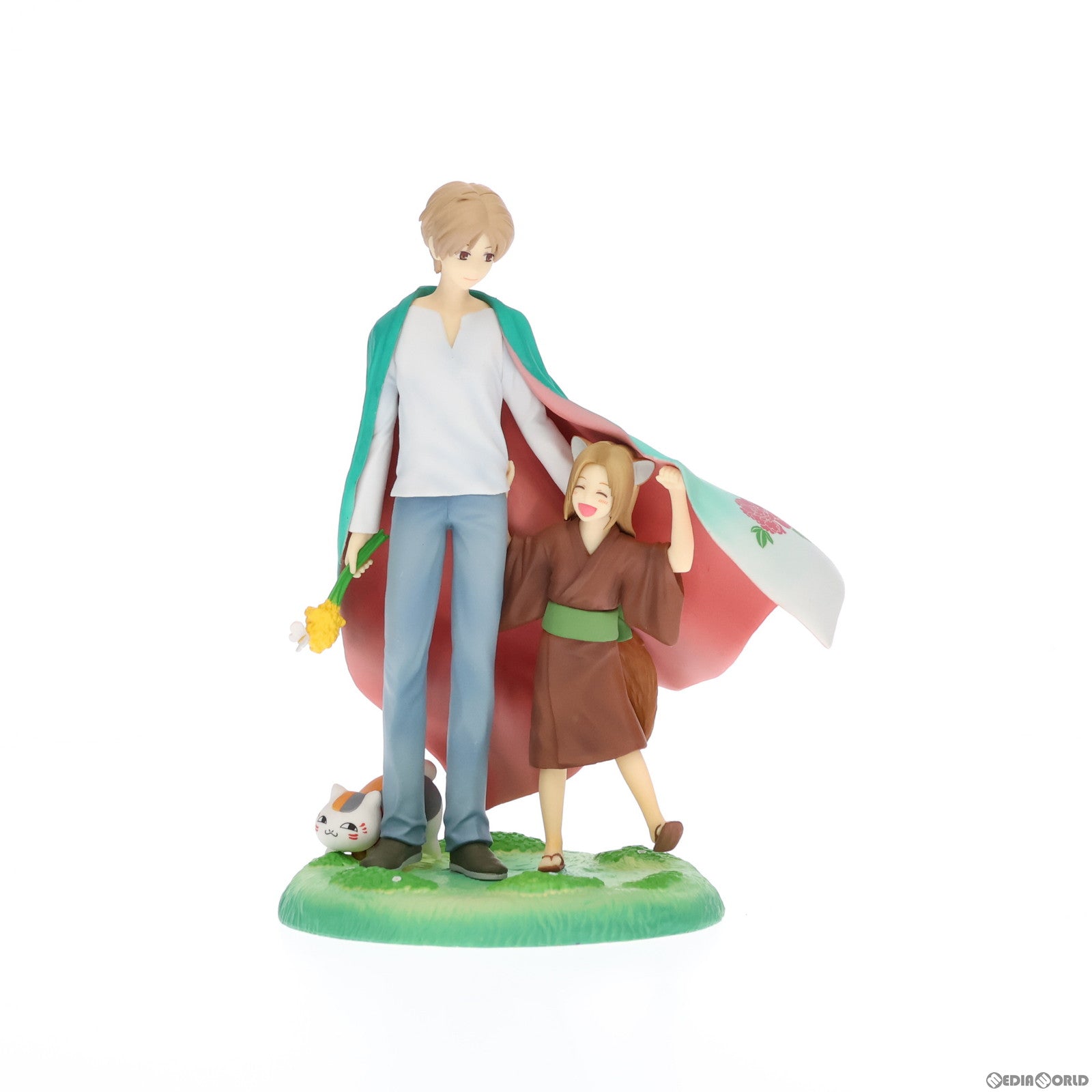 【中古即納】[FIG] ポストカード無し B賞 夏目貴志 子狐(なつめたかし こぎつね) トリビュートフィギュア 一番くじ 夏目友人帳トリビュートギャラリー〜押し花語り〜 プライズ(68808) バンプレスト(20130228)