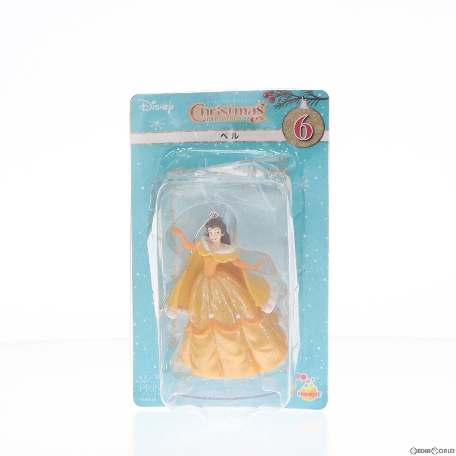 【中古即納】[FIG] オーナメント賞 ベル オーナメント ディズニープリンセス シリーズ ディズニー クリスマスオーナメントくじ 2021 フィギュア プライズ サニーサイドアップ(20221112)