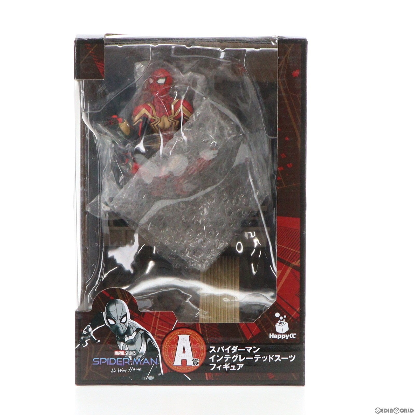 【中古即納】[FIG] A賞 スパイダーマン インテグレーテッドスーツ フィギュア Happyくじ MARVEL スパイダーマン:ノー・ウェイ・ホーム プライズ サニーサイドアップ(20220108)