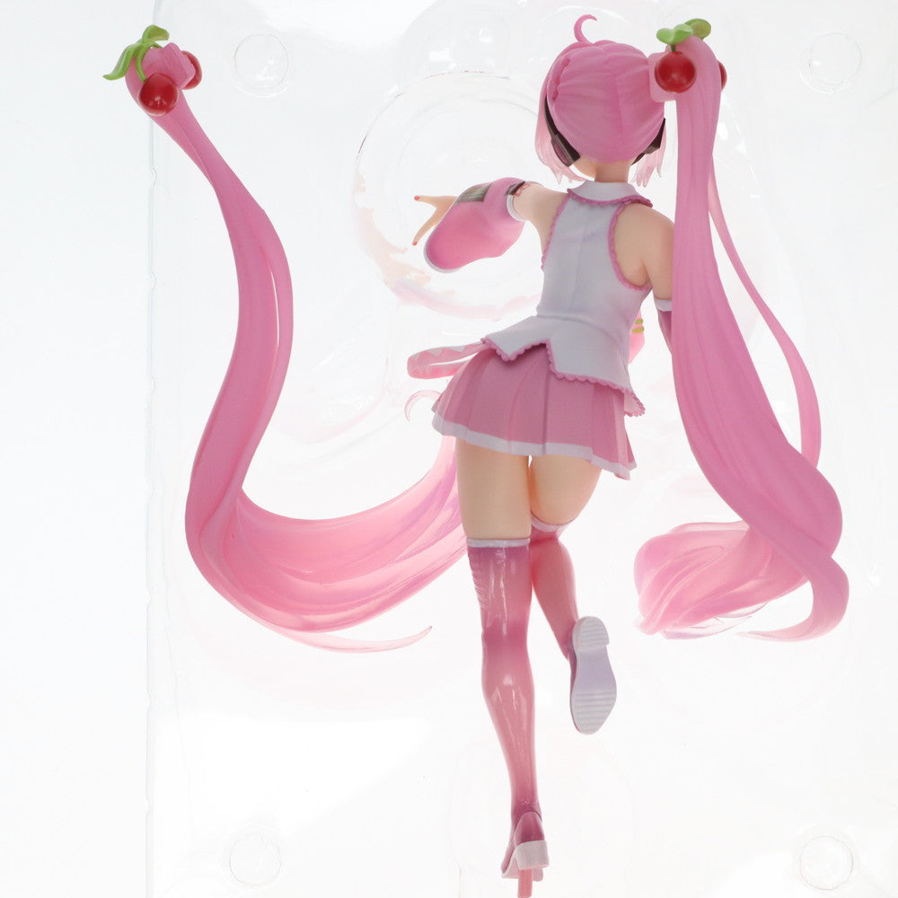 【中古即納】[FIG] B賞 桜ミク〜2nd season〜 描き下ろしフィギュア〜おすましver.〜 タイトーくじ本舗 桜ミク 2nd season キャラクター・ボーカル・シリーズ01 初音ミク プライズ タイトー(20210430)