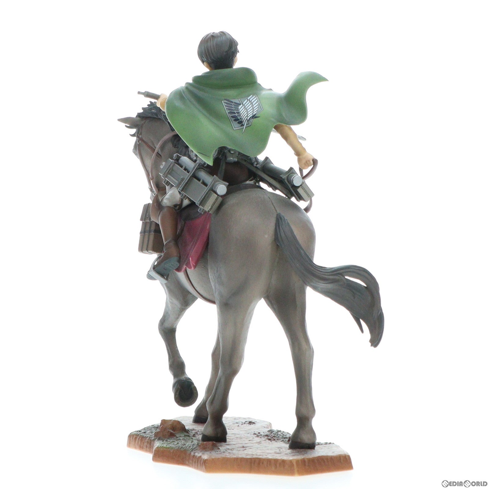 【中古即納】[FIG] B賞 リヴァイ 騎馬フィギュア 一番くじ 進撃の巨人〜壁外調査女型捕縛作戦〜 プライズ バンプレスト(20150531)