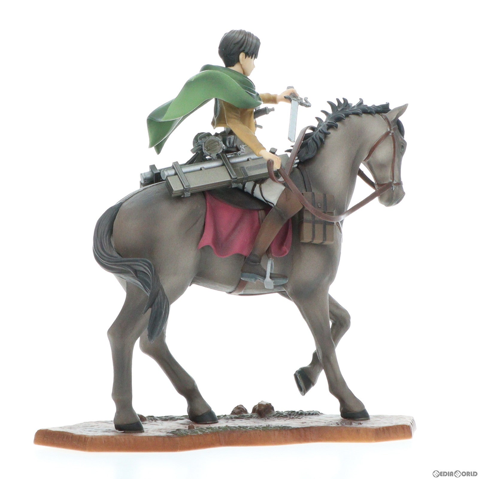 【中古即納】[FIG] B賞 リヴァイ 騎馬フィギュア 一番くじ 進撃の巨人〜壁外調査女型捕縛作戦〜 プライズ バンプレスト(20150531)