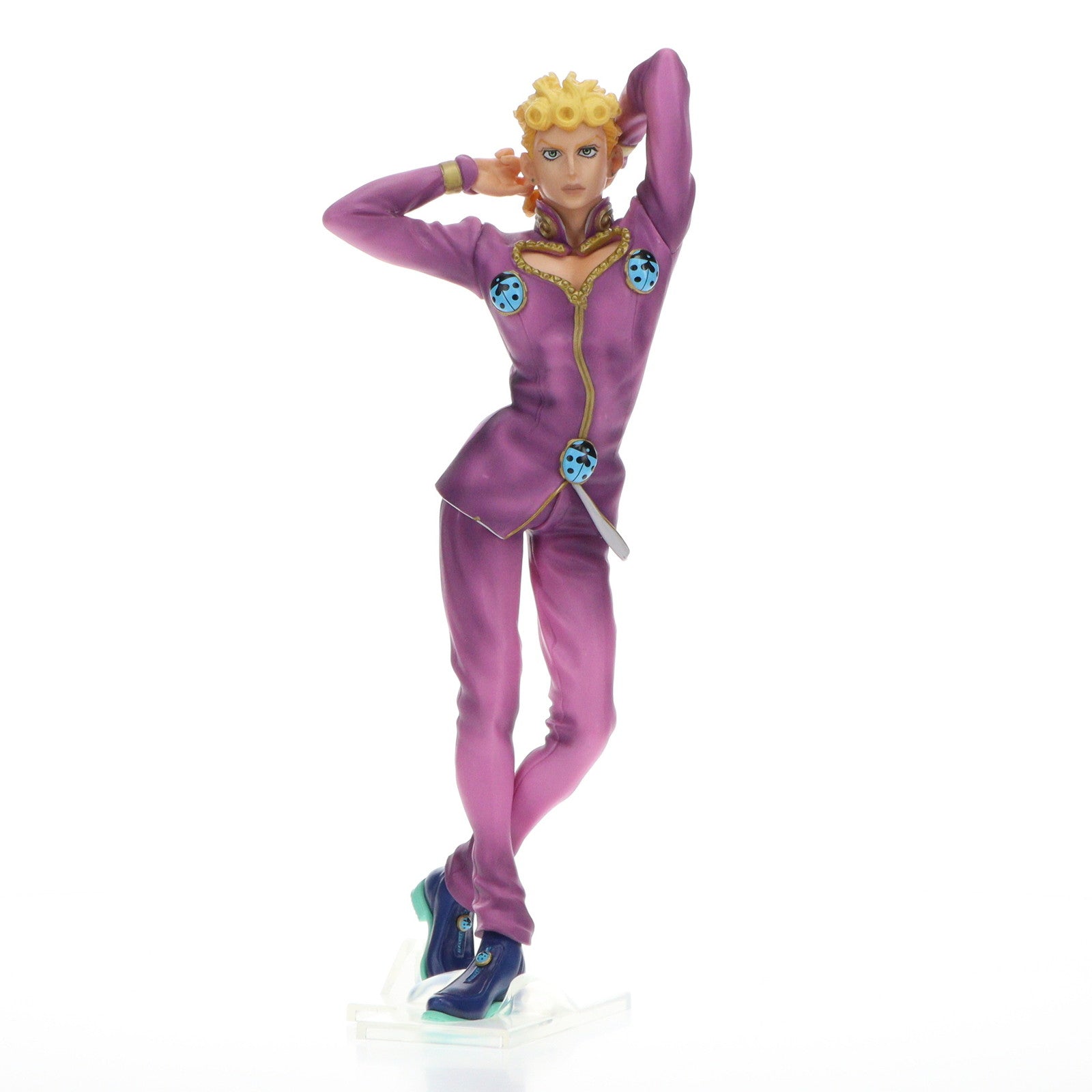 【中古即納】[FIG] E賞 ジョルノ・ジョバァーナ 一番くじ ジョジョの奇妙な冒険 JOJO S ASSEMBLE MASTERLISE フィギュア プライズ(673) バンダイスピリッツ(20210410)