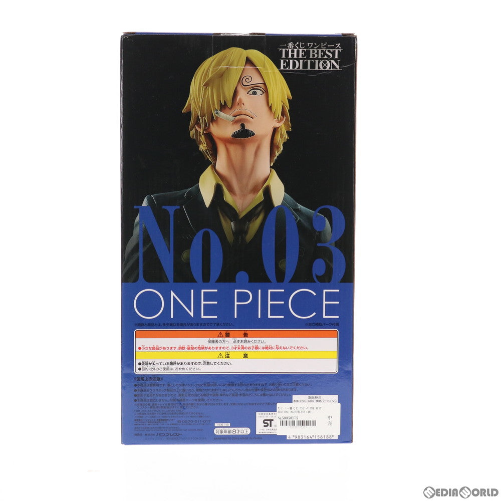 【中古即納】[FIG]C賞 No.03 サンジ 一番くじ ワンピース THE BEST EDITION ONE PIECE MASTERLISE フィギュア プライズ(15618) バンプレスト(20180721)