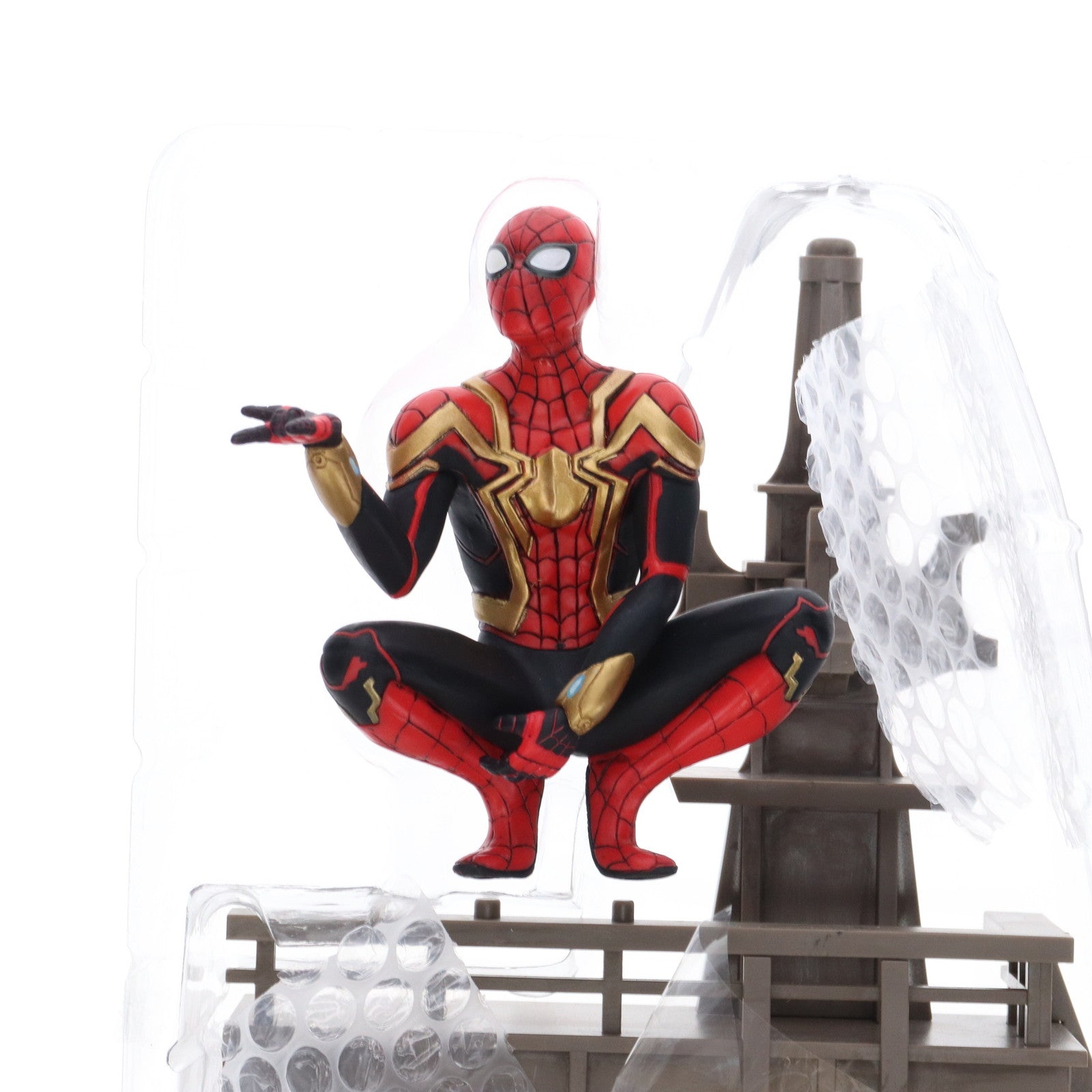 【中古即納】[FIG]A賞 スパイダーマン インテグレーテッドスーツ フィギュア Happyくじ MARVEL スパイダーマン:ノー・ウェイ・ホーム  プライズ サニーサイドアップ(20220108)