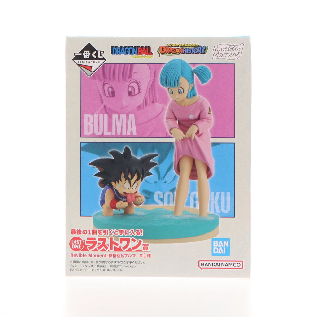 中古即納】[FIG]ラストワン賞 Revible Moment-孫悟空&ブルマ- 一番くじ ドラゴンボール DRAGON HISTORY DRAGON  BALL フィギュア プライズ バンダイスピリッツ