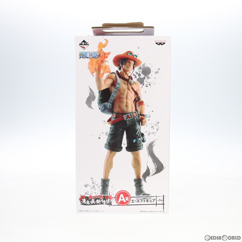 【中古即納】[FIG] A賞 エース 一番くじ ワンピース～悪魔の実の能力者達～ ONE PIECE フィギュア プライズ(15531) バンプレスト(20180414)