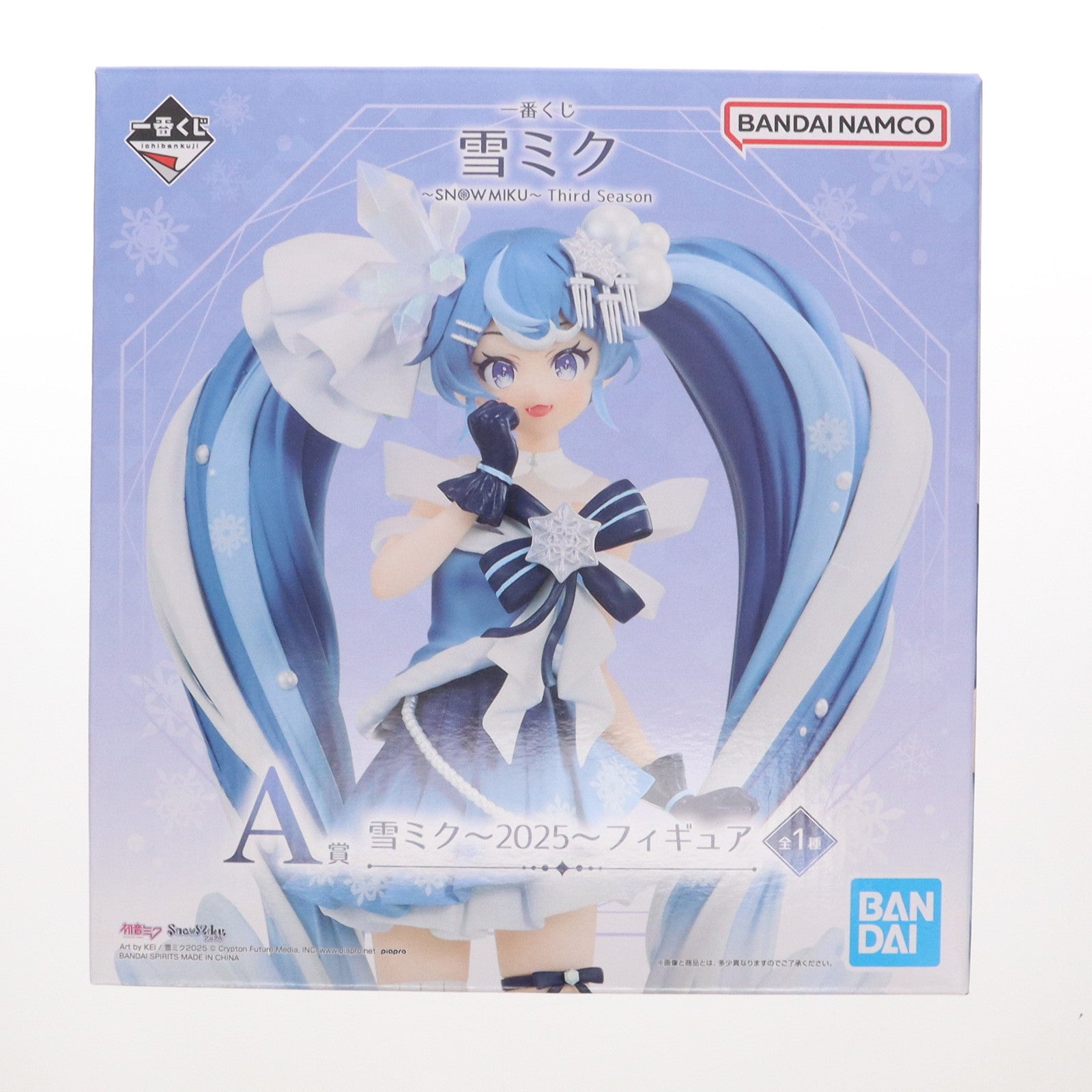 【中古即納】[FIG] A賞 雪ミク ～2025～ 一番くじ 雪ミク ～SNOW MIKU～ Third Season キャラクター・ボーカル・シリーズ01 初音ミク フィギュア プライズ バンダイスピリッツ(20250104)