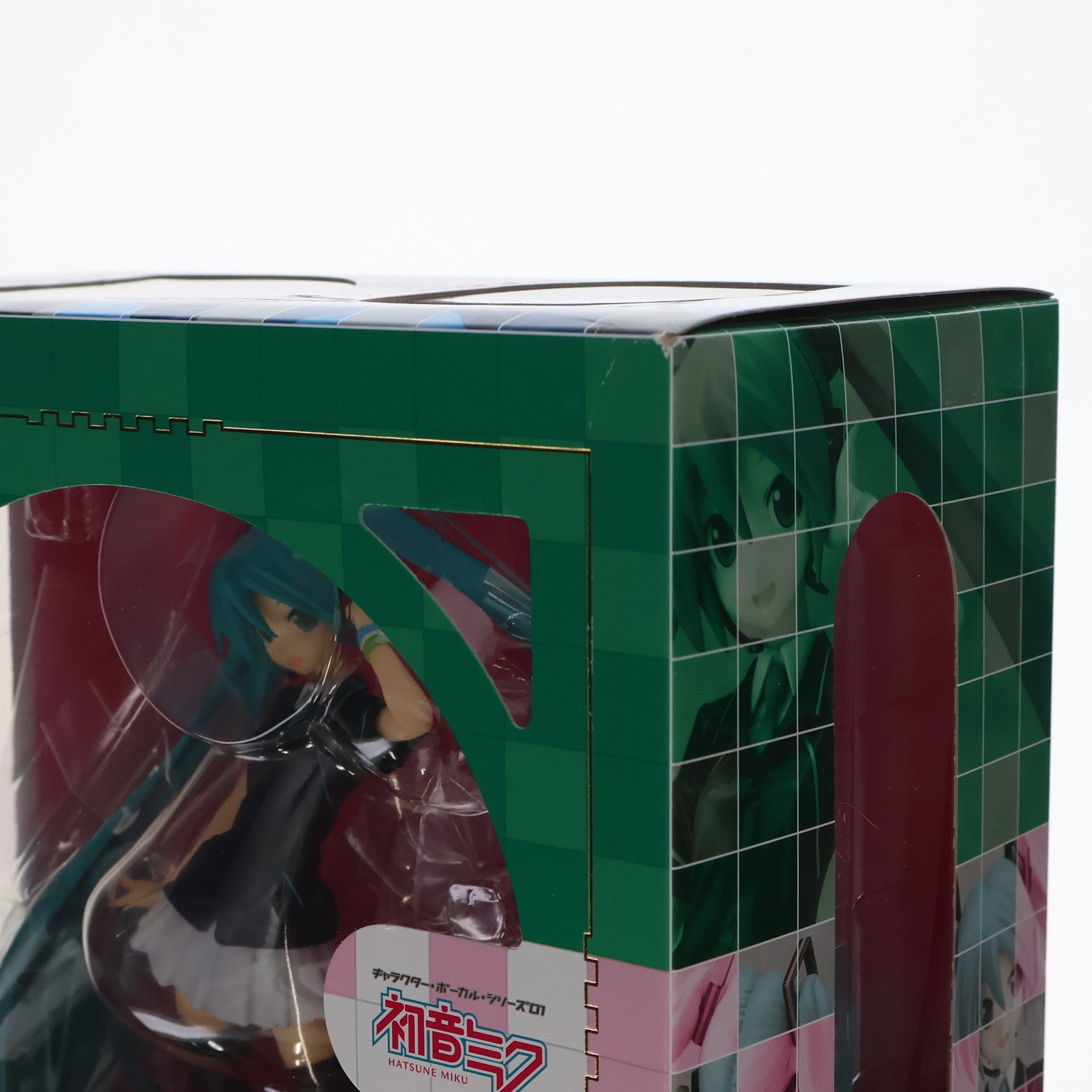 【中古即納】[FIG] ファミリーマート限定 A賞 初音ミク FamilyMart Ver. 1/8 スケールフィギュア Happyくじ 初音ミク 2012 キャラクター・ボーカル・シリーズ01 初音ミク プライズ サニーサイドアップ(20120820)
