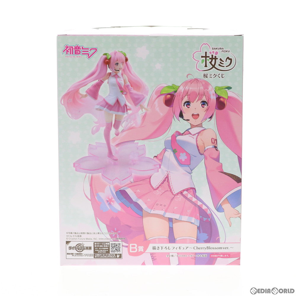 【中古即納】[FIG] B賞 桜ミク 描き下ろし～Cherry Blossom ver.～ タイトーくじ本舗 桜ミクくじ キャラクター・ボーカル・シリーズ01 初音ミク フィギュア プライズ タイトー(20200429)