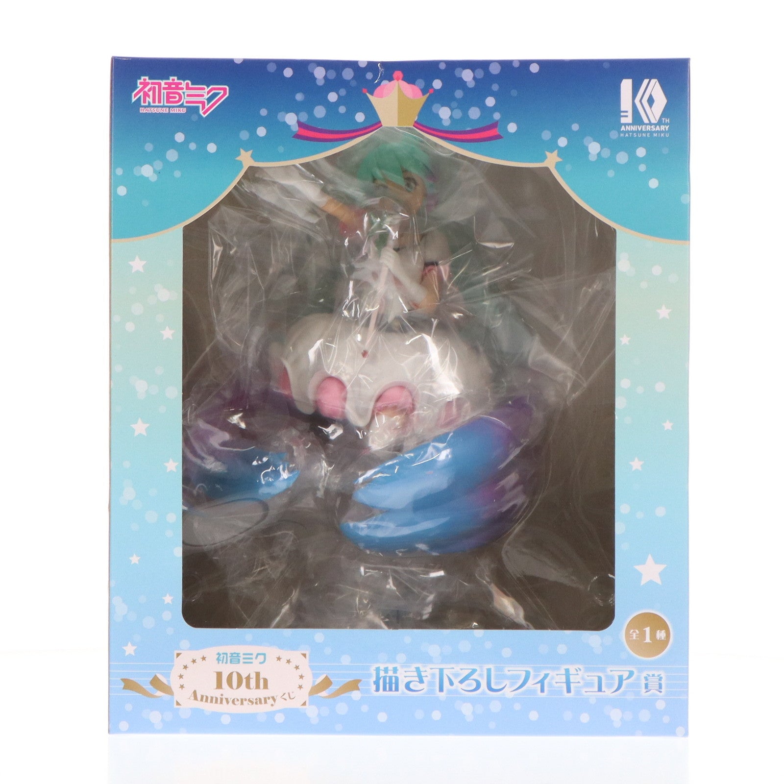 【中古即納】[FIG] 描き下ろしフィギュア賞 初音ミク タイトーくじ本舗 初音ミク 10th Anniversary プライズ タイトー(20180407)