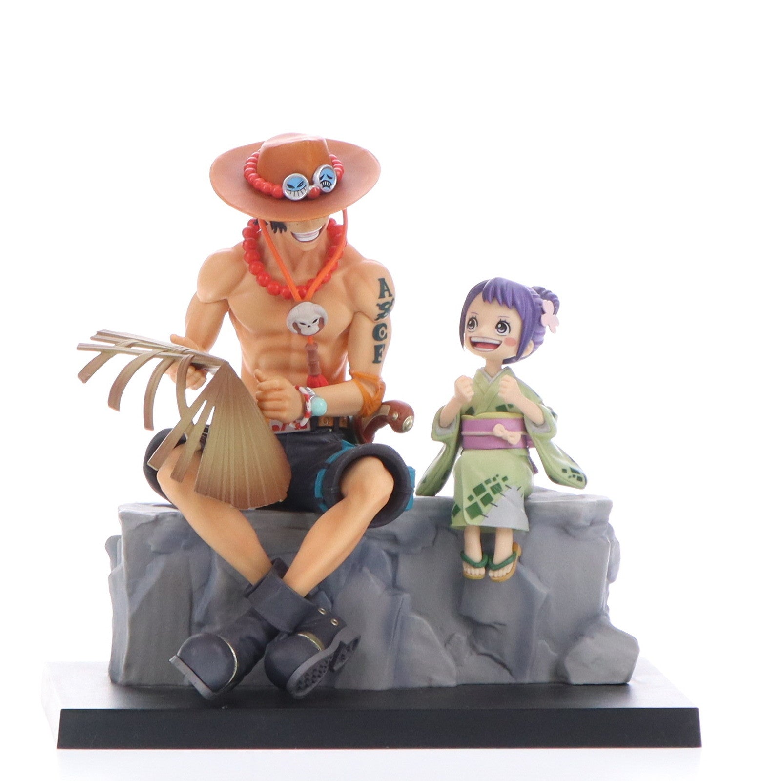 【中古即納】[FIG] A賞 エース&お玉 Emorial Vignette フィギュア 一番くじ ワンピース ワノ国編～第二幕～ ONE PIECE プライズ(718) バンダイスピリッツ(20210115)