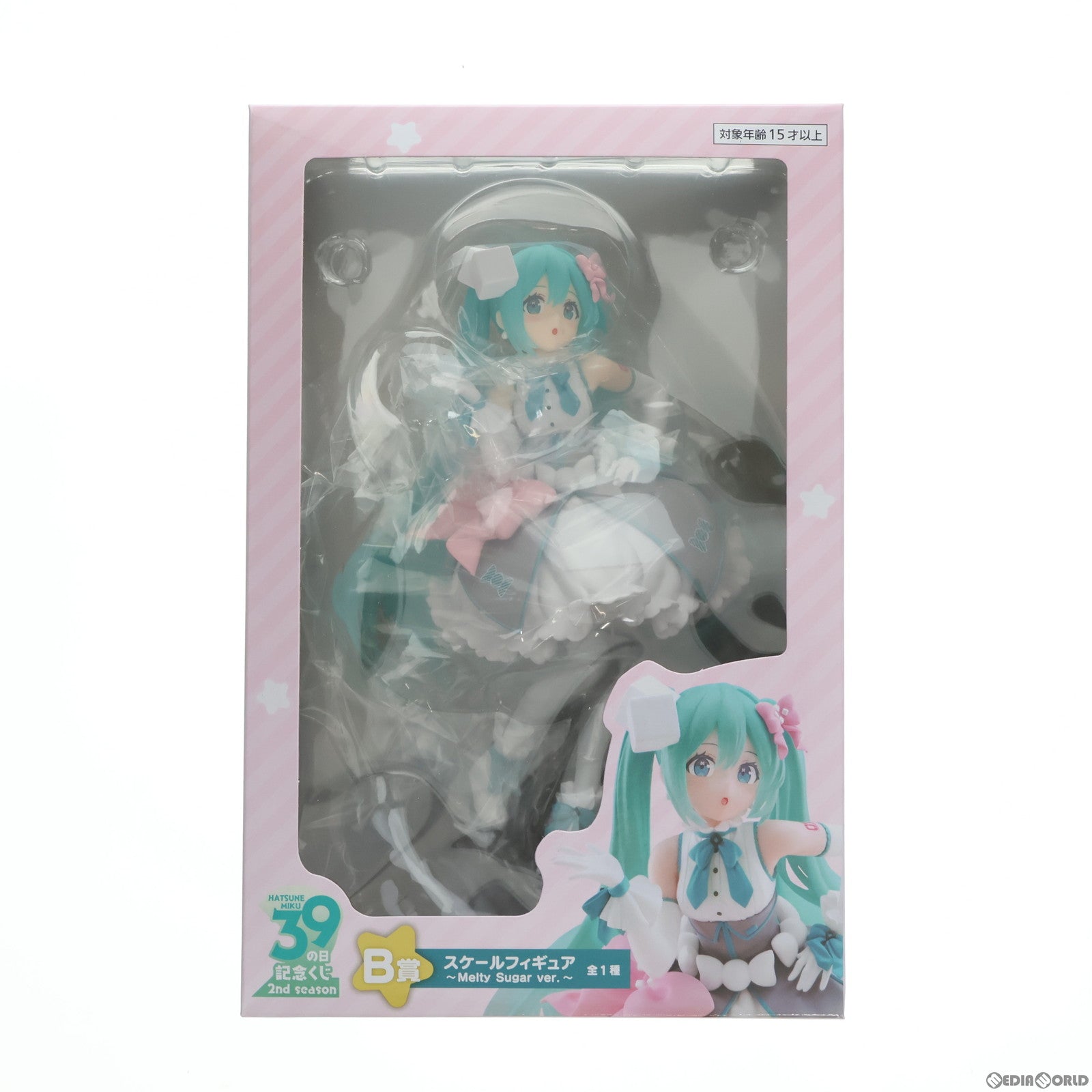 【中古即納】[FIG] B賞 初音ミク スケールフィギュア ～Melty Sugar ver.～ タイトーくじ 初音ミク 39(ミク)の日 記念くじ 2nd season キャラクター・ボーカル・シリーズ01 初音ミク プライズ タイトー(20240309)