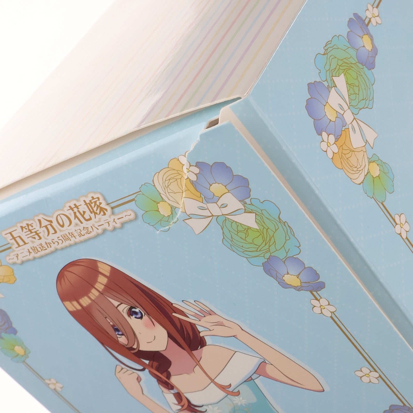 【中古即納】[FIG] A-3賞 中野三玖(なかのみく) DMMくじ 映画 五等分の花嫁 アニメ放送から5周年記念パーティー フィギュア プライズ DMM.com(20240126)