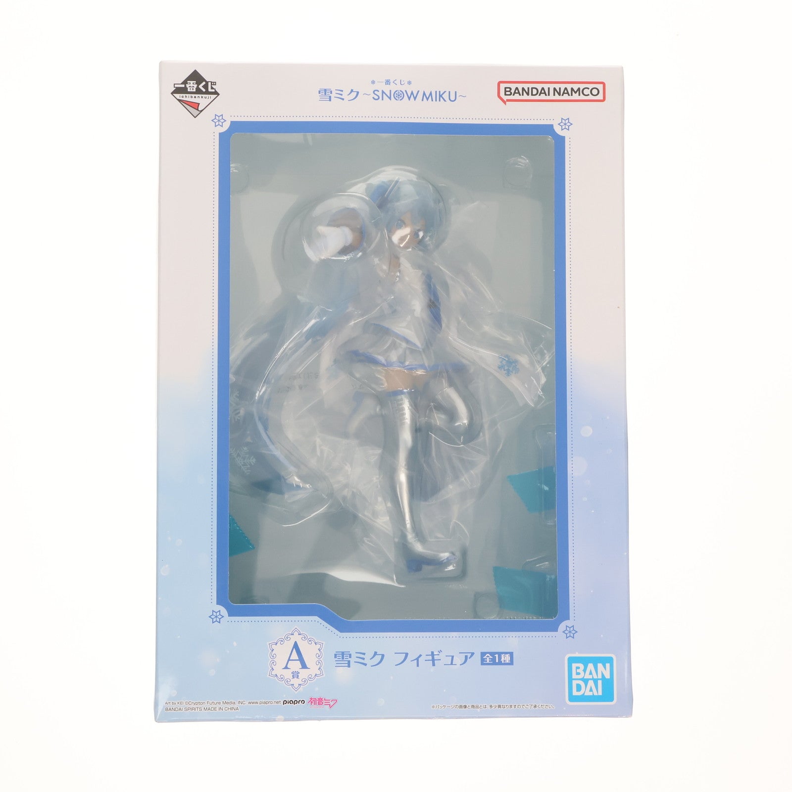 【中古即納】[FIG] A賞 雪ミク フィギュア 一番くじ 雪ミク ～SNOW MIKU～ キャラクター・ボーカル・シリーズ01 初音ミク プライズ バンダイスピリッツ(20230121)