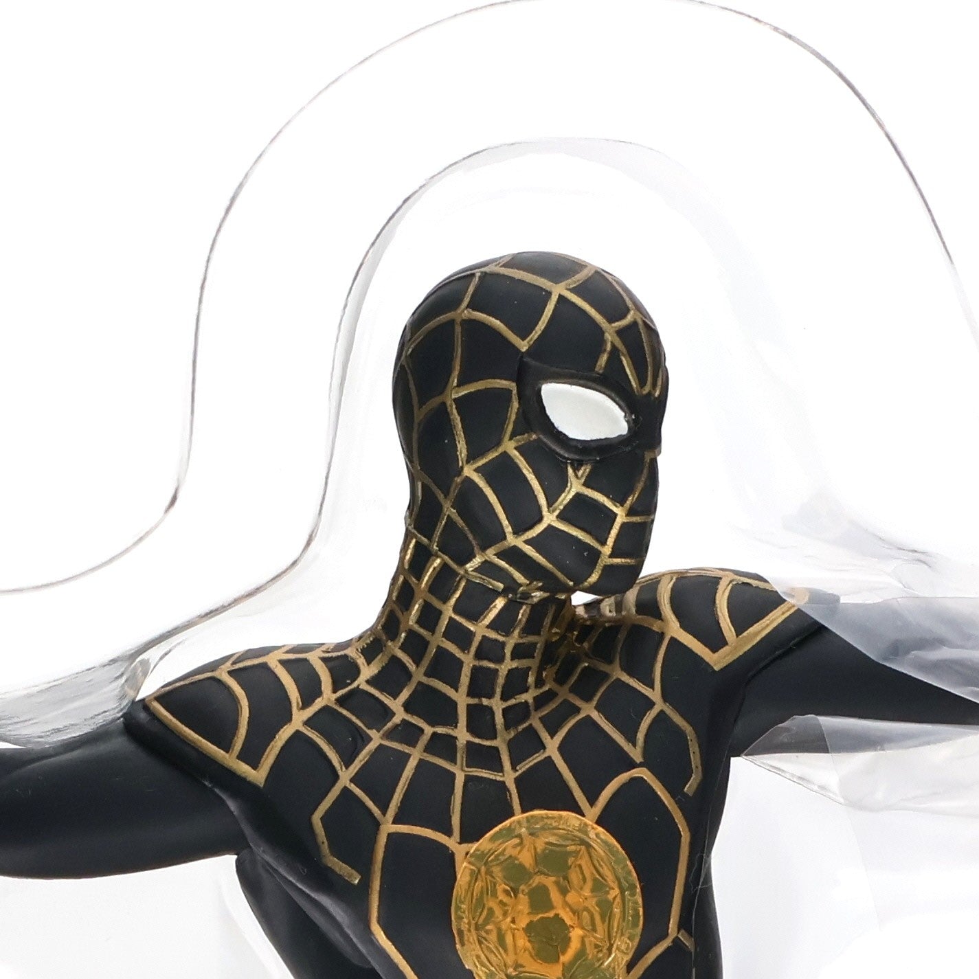 【中古即納】[FIG] LAST賞 スパイダーマン ブラック&ゴールドスーツ Happyくじ MARVEL スパイダーマン:ノー・ウェイ・ホーム フィギュア プライズ サニーサイドアップ(20220108)