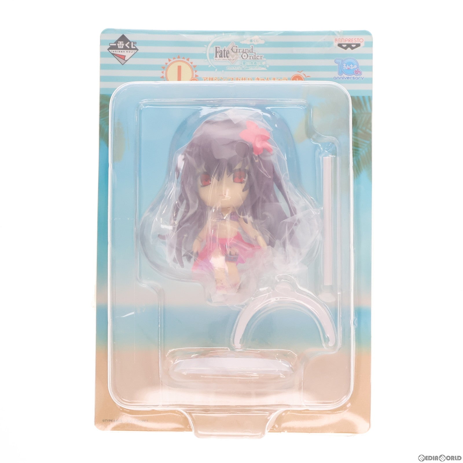 【中古即納】[FIG] I賞 アサシン/スカサハ きゅんキャラ 一番くじ Fate/Grand Order～夏だ!水着だ!きゅんキャラサマーPart1～ フィギュア プライズ(15381) バンプレスト(20180825)