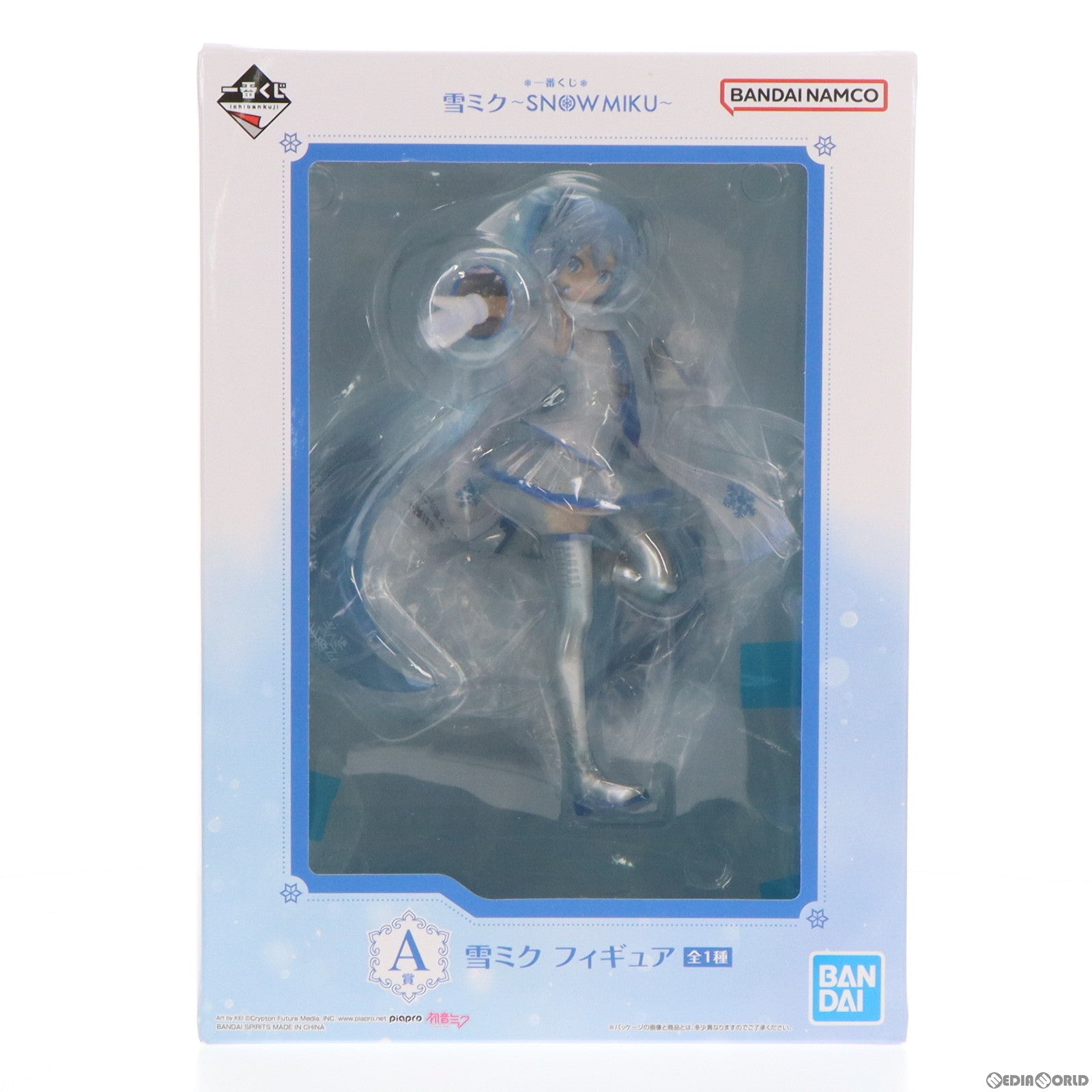 【中古即納】[FIG] A賞 雪ミク フィギュア 一番くじ 雪ミク ～SNOW MIKU～ キャラクター・ボーカル・シリーズ01 初音ミク プライズ バンダイスピリッツ(20230121)