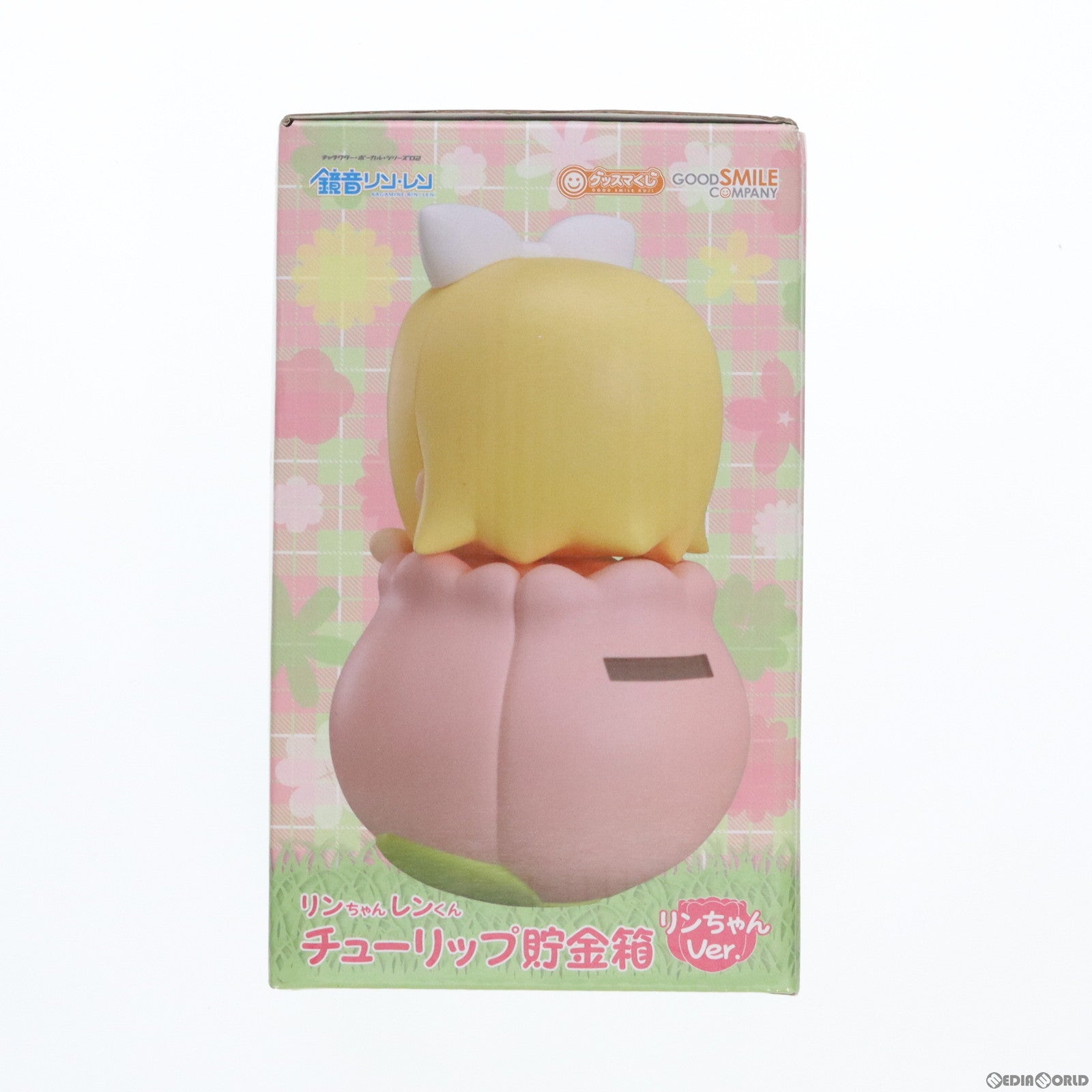 【中古即納】[FIG] C賞 リンちゃんVer.(鏡音リン) グッスマくじ 初音ミク 2014 Spring Ver. チューリップ貯金箱 プライズ グッドスマイルカンパニー(20140308)
