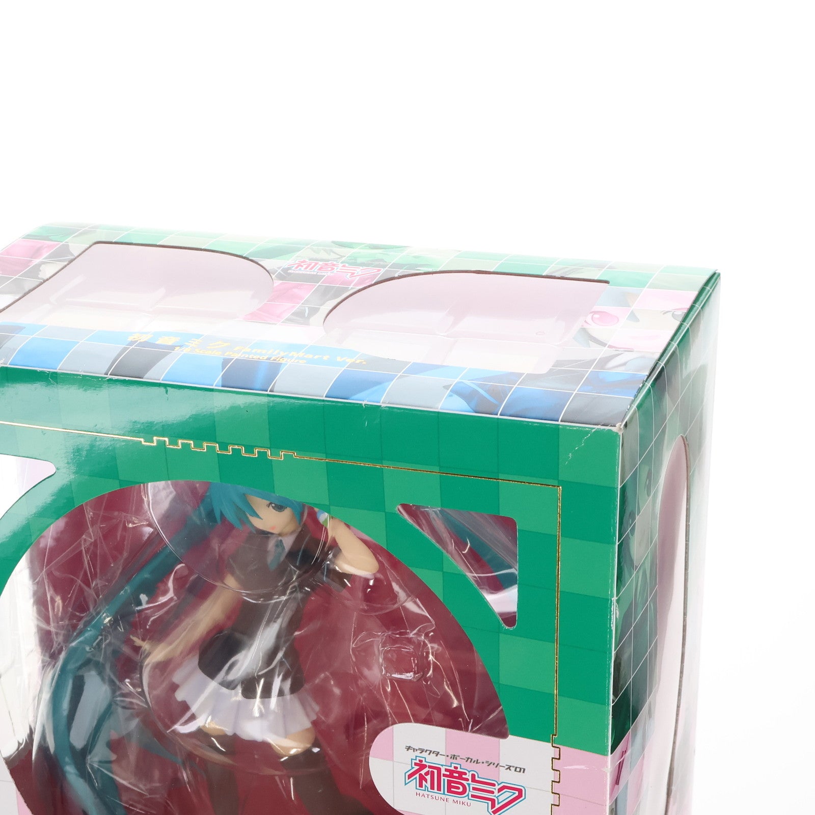 【中古即納】[FIG] ファミリーマート限定 A賞 初音ミク FamilyMart Ver. 1/8 スケールフィギュア Happyくじ 初音ミク 2012 キャラクター・ボーカル・シリーズ01 初音ミク プライズ サニーサイドアップ(20120820)