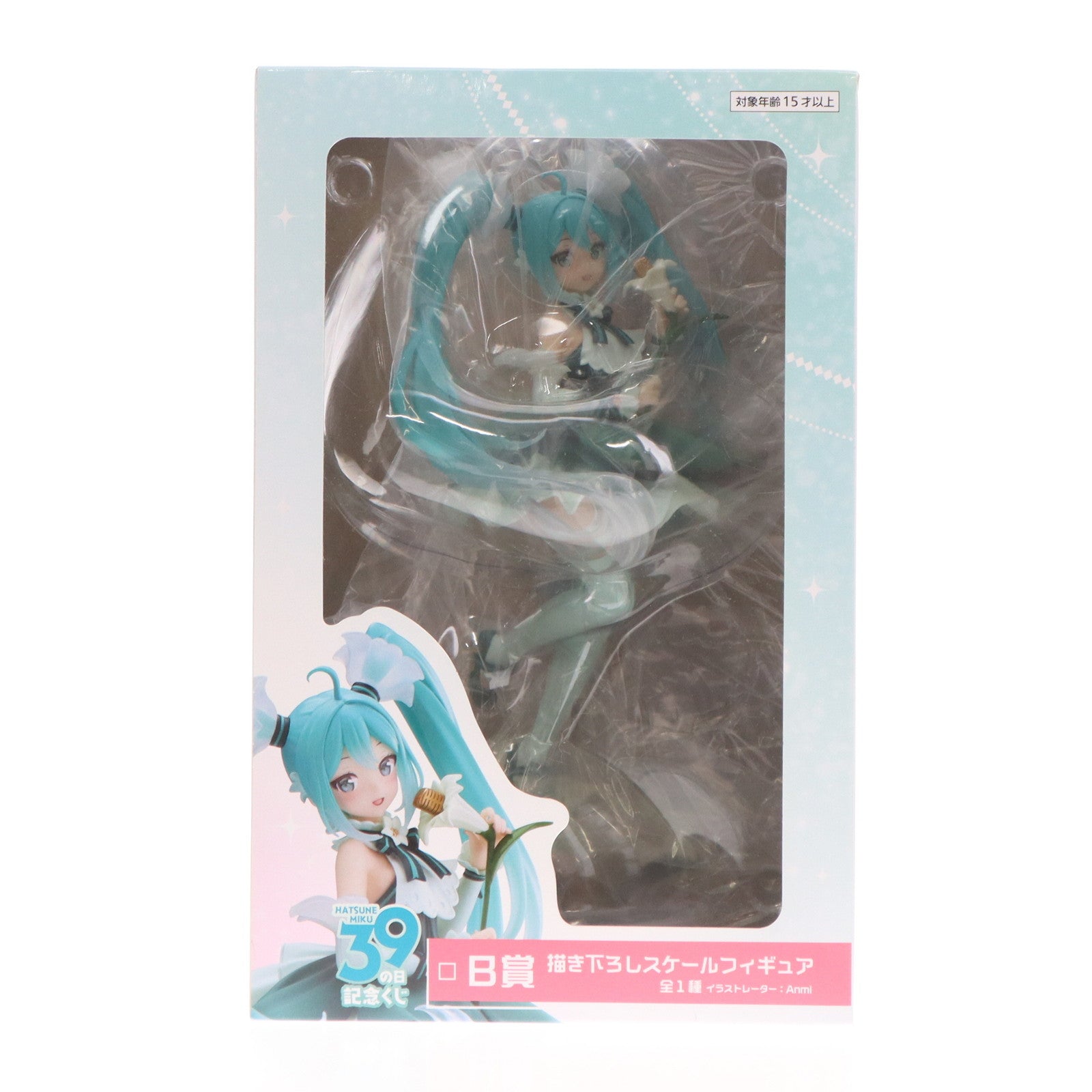 【中古即納】[FIG] B賞 初音ミク(Anmi) 描き下ろしスケールフィギュア タイトーくじ 初音ミク 39(ミク)の日 記念くじ キャラクター・ボーカル・シリーズ01 初音ミク プライズ タイトー(20230308)