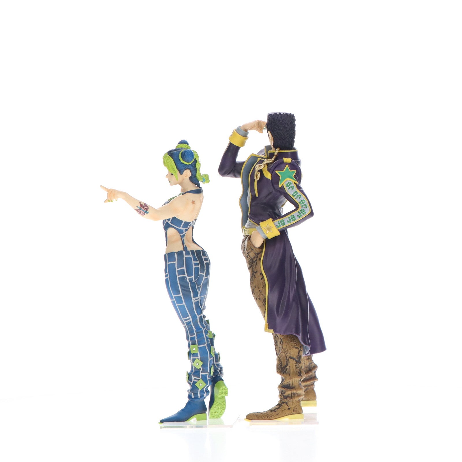 【中古即納】[FIG] ラストワン賞 空条徐倫&空条承太郎(くうじょうじょりーん&くうじょうじょうたろう) 一番くじ ジョジョの奇妙な冒険 ストーンオーシャン The way to heaven MASTERLISE フィギュア プライズ バンダイスピリッツ(20221210)
