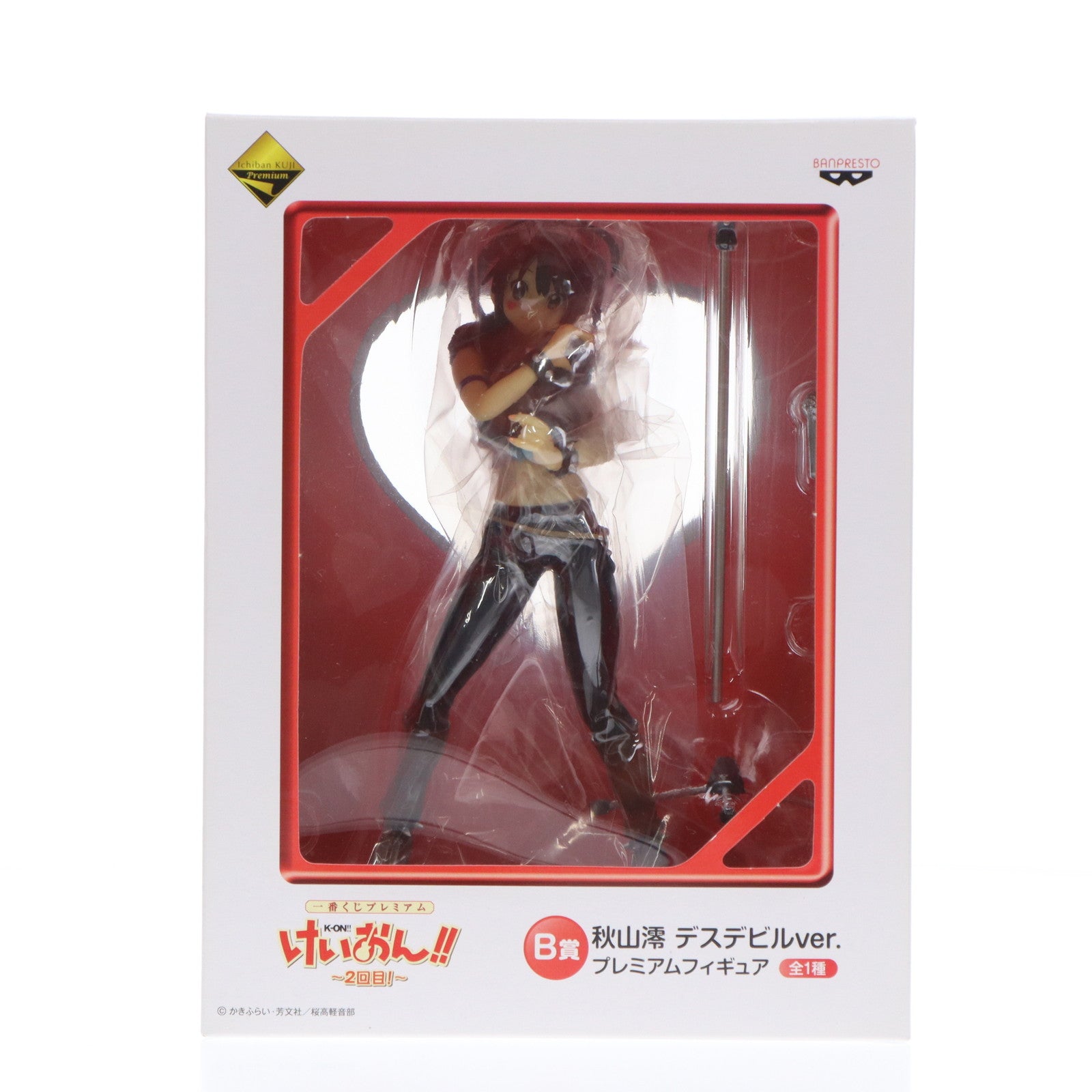 【中古即納】[FIG] B賞 秋山澪(あきやまみお) デスデビルver. 一番くじプレミアム けいおん!!～2回目!～ プレミアムフィギュア プライズ バンプレスト(20101231)