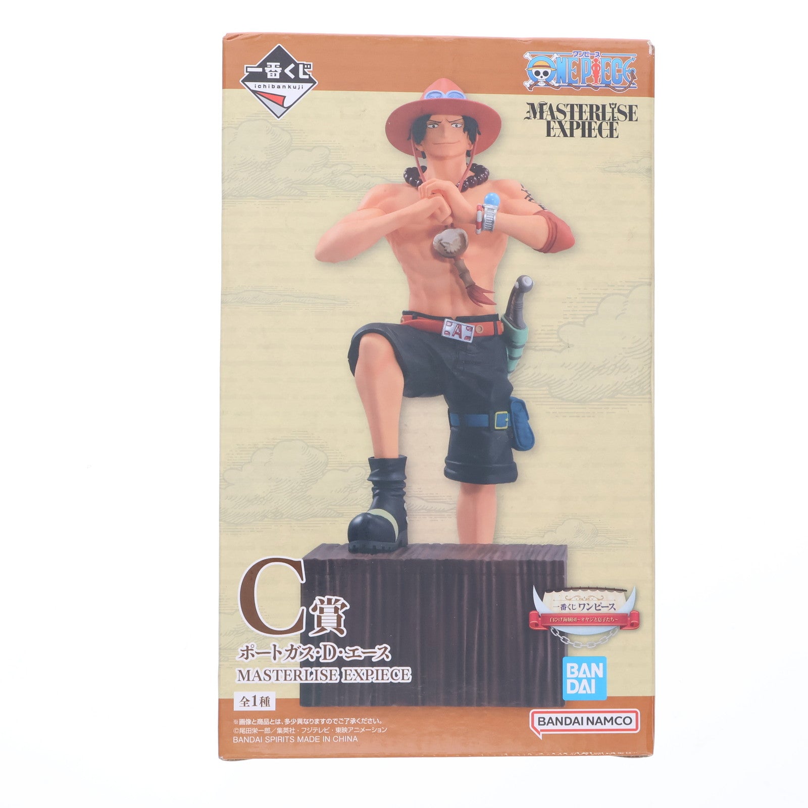 【中古即納】[FIG] C賞 ポートガス・D・エース 一番くじ ワンピース 白ひげ海賊団～オヤジと息子たち～ MASTERLISE EXPIECE ONE PIECE フィギュア プライズ バンダイスピリッツ(20240622)