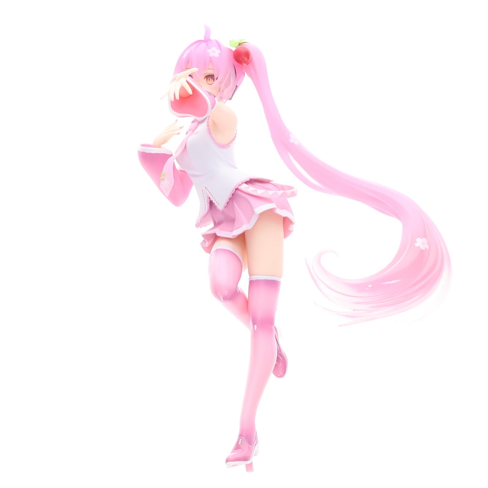 【中古即納】[FIG] B賞 桜ミク～2nd season～ 描き下ろしフィギュア～おすましver.～ タイトーくじ本舗 桜ミク 2nd season キャラクター・ボーカル・シリーズ01 初音ミク プライズ タイトー(20210430)