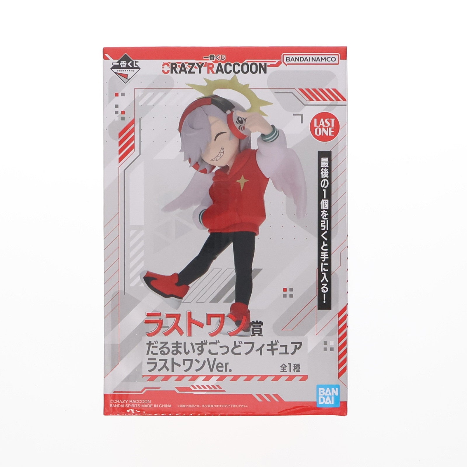 【中古即納】[FIG] ラストワン賞 だるまいずごっど ラストワンVer. 一番くじ CRAZY RACCOON フィギュア プライズ バンダイスピリッツ(20240713)